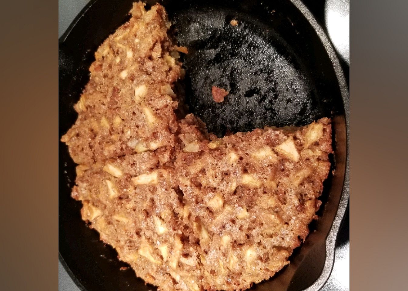 Skillet Apple Brownie