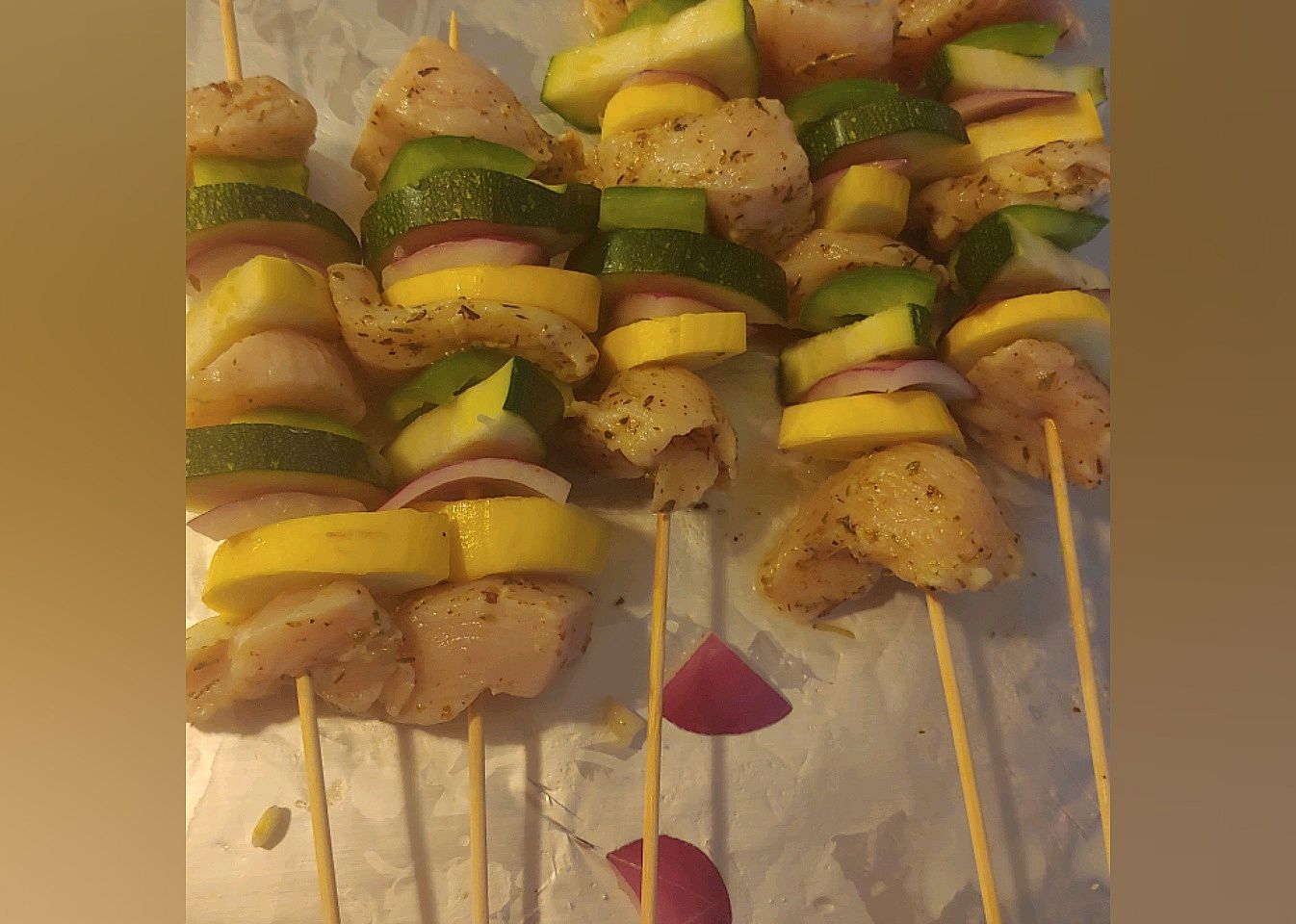 Chicken Kabobs Mexicana