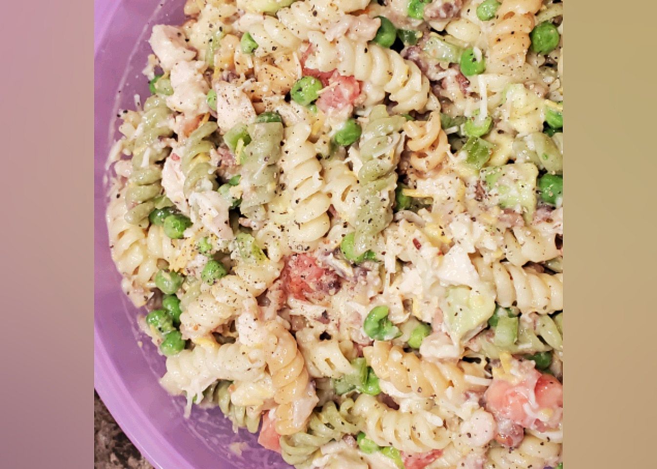 Chicken Club Pasta Salad