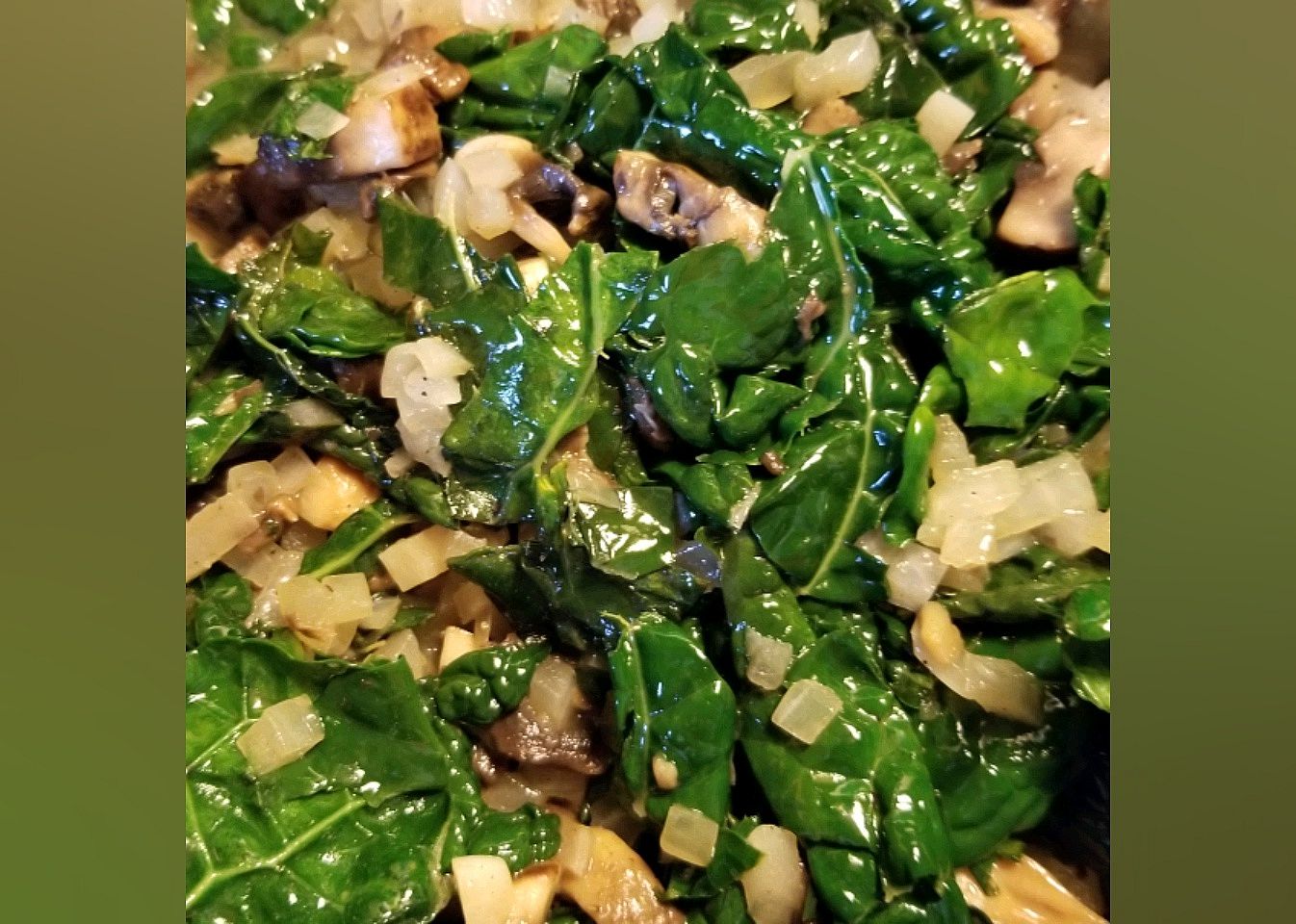 Kale and Mushroom Side