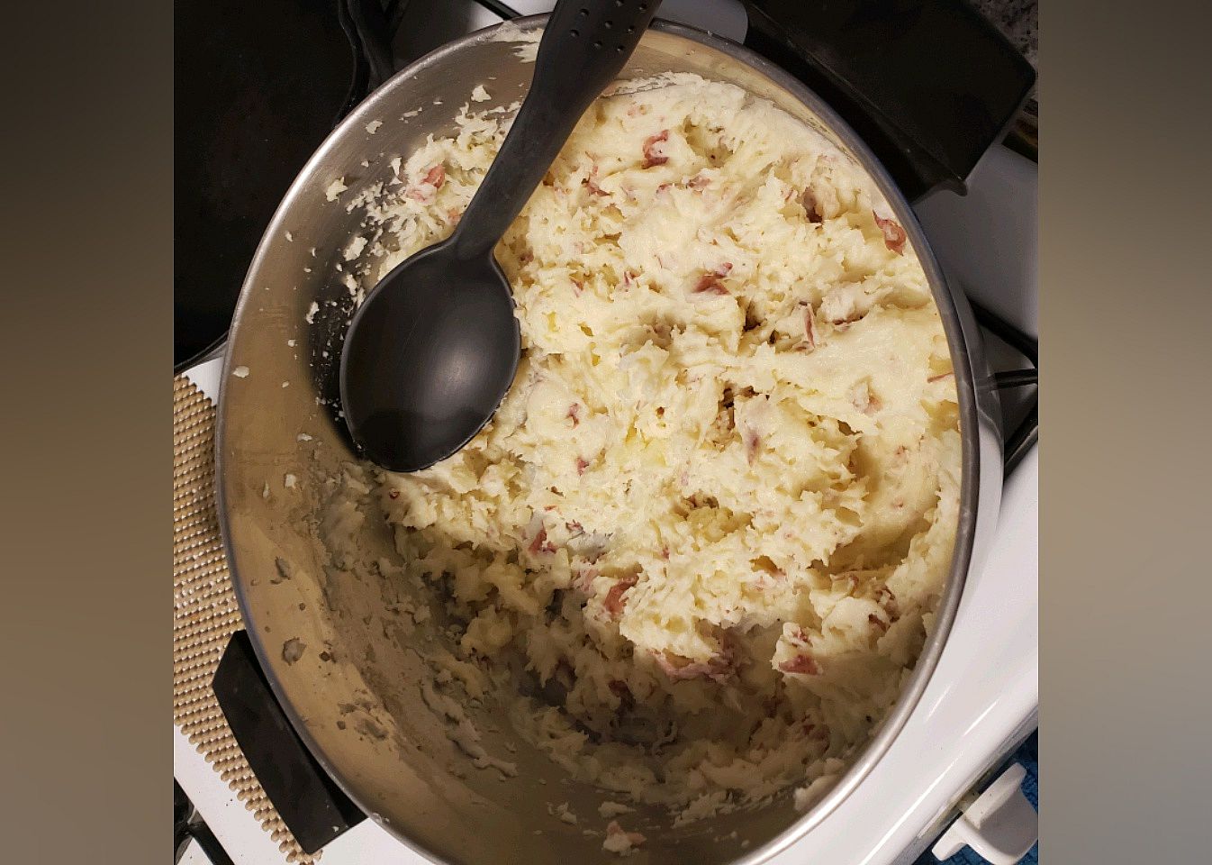 Red Garlic Mashed Potatoes