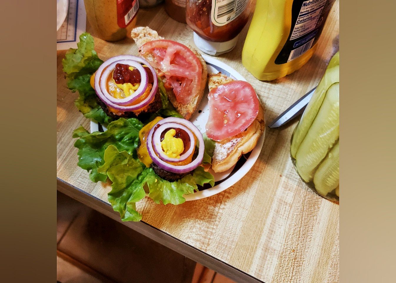 Bacon Wrapped Hamburgers