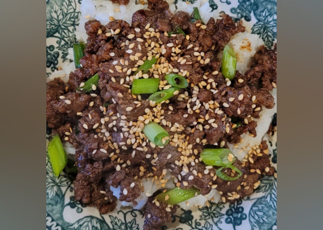 Easy Korean Ground Beef Bowl