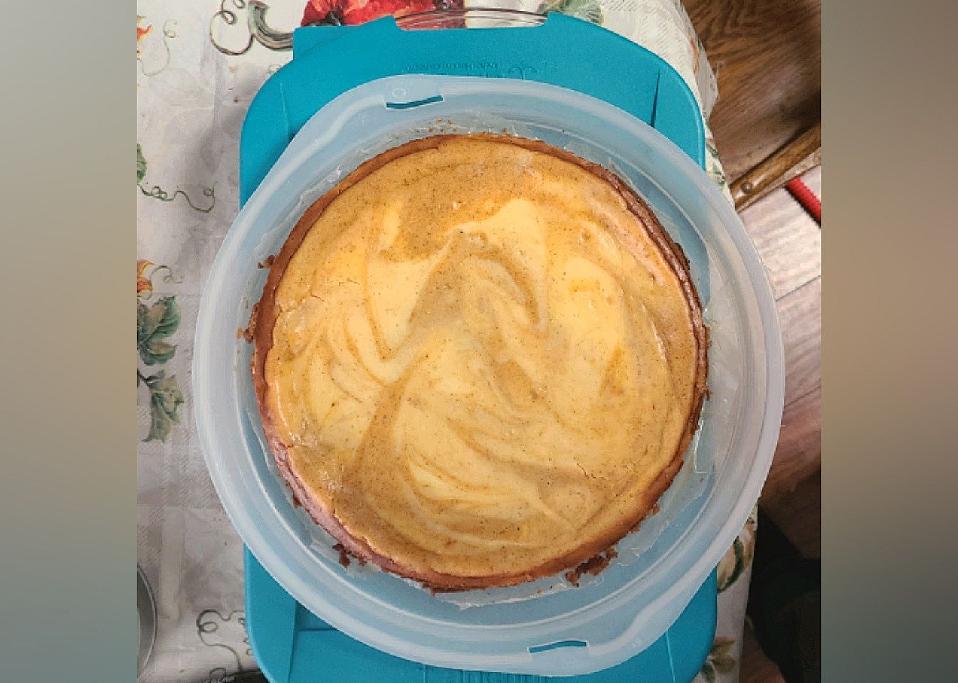 Marbled Pumpkin Cheesecake