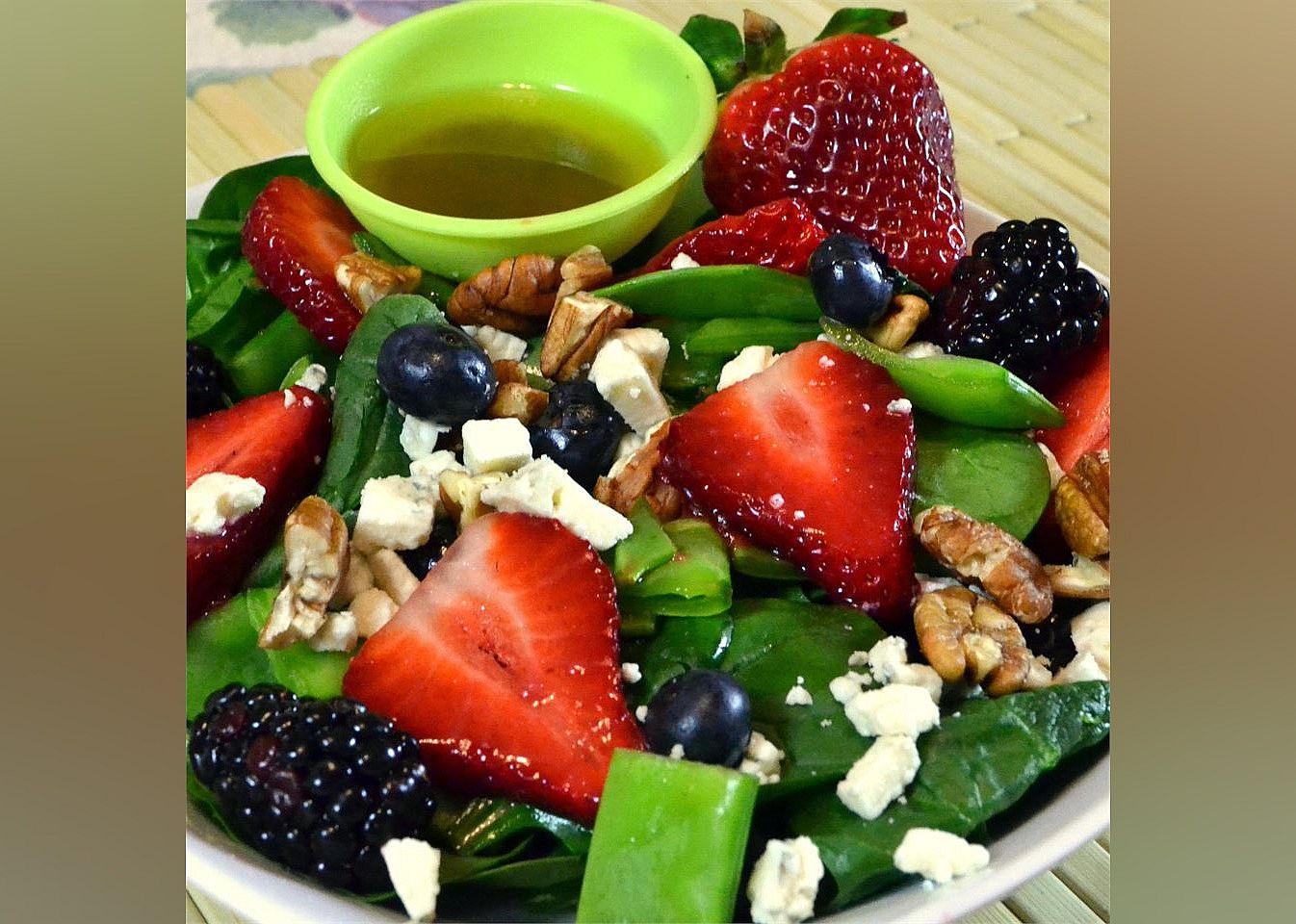 Sugar Snap Pea and Berry Salad