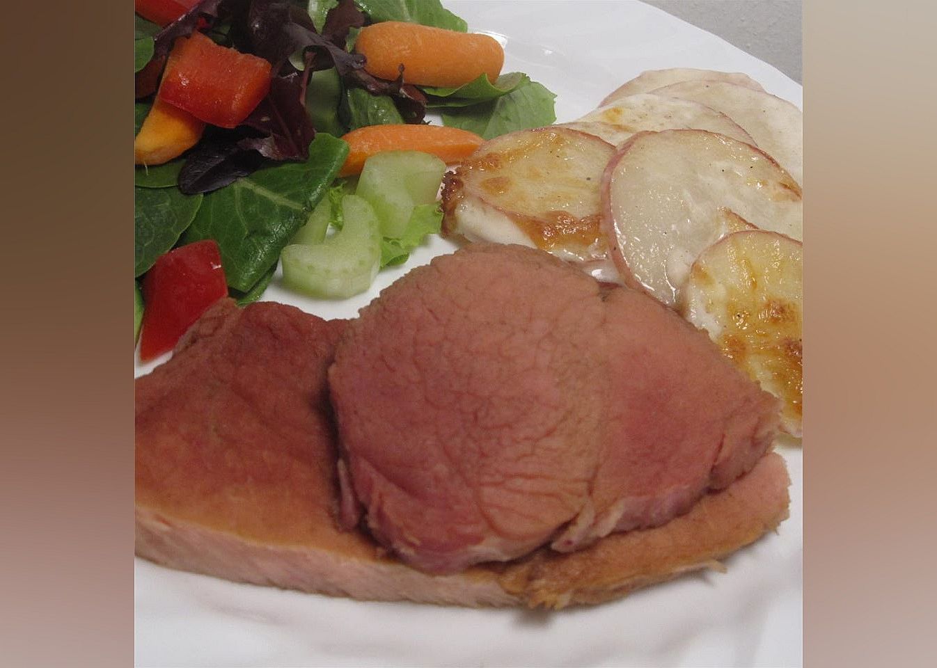 Easy Baked Ham Steaks
