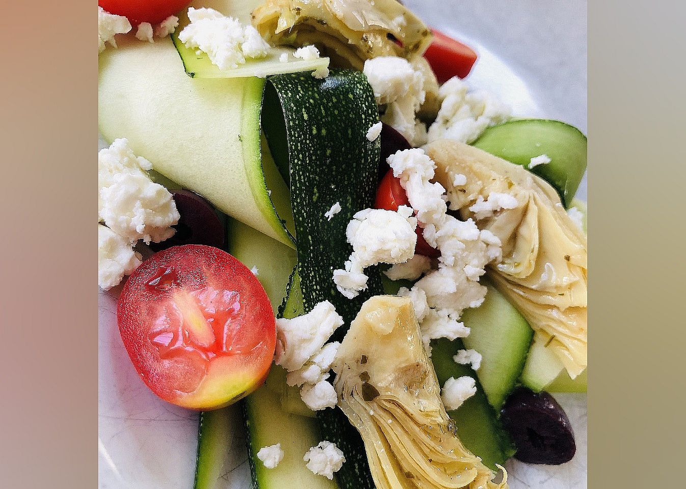 Mediterranean Zucchini Salad