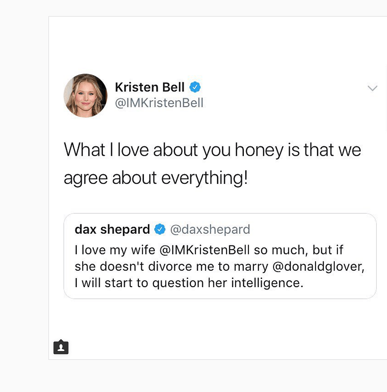 Kristen Bell and Dax Shepard