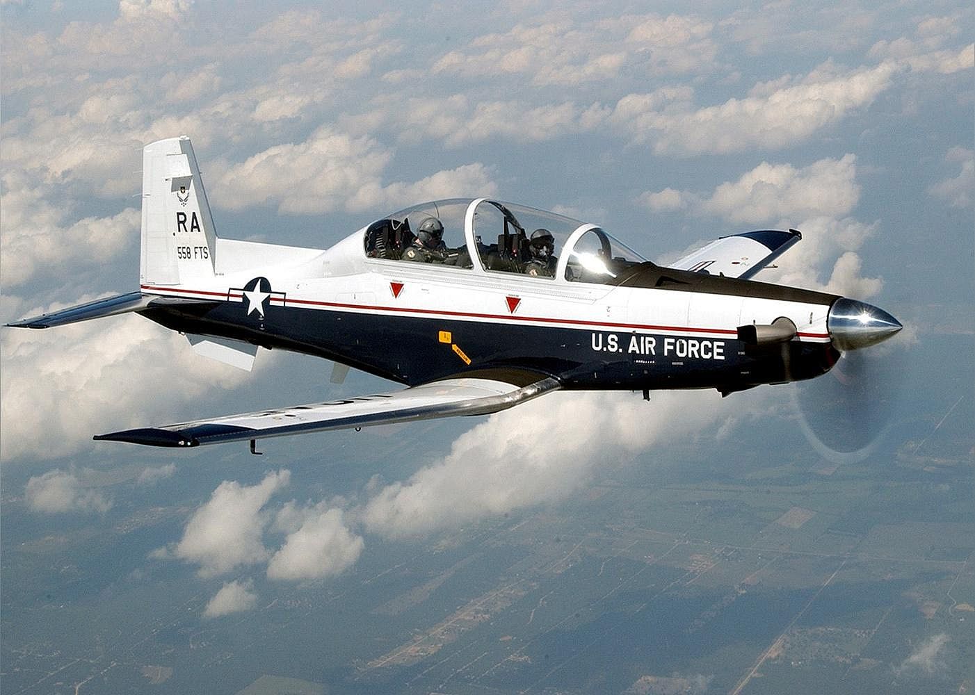 Pictured: Beechcraft T-6 Texan II