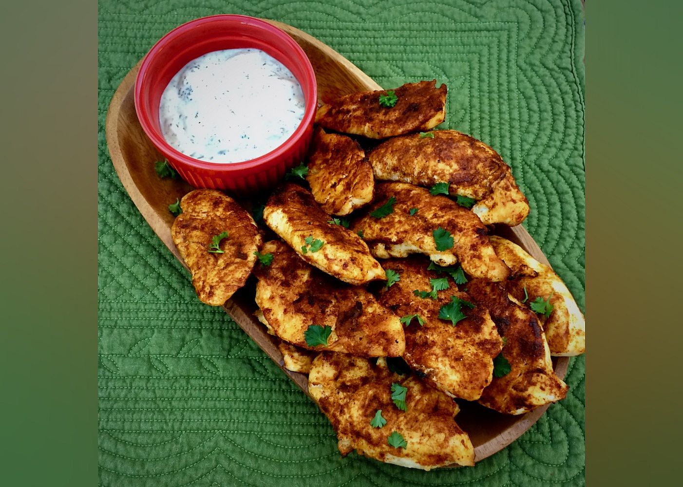 Sheet Pan Blackened Chicken Strips