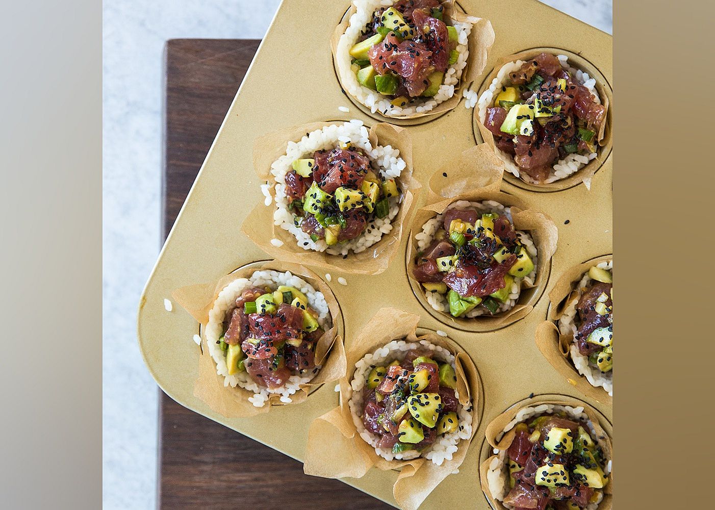 Ahi Sushi Cups