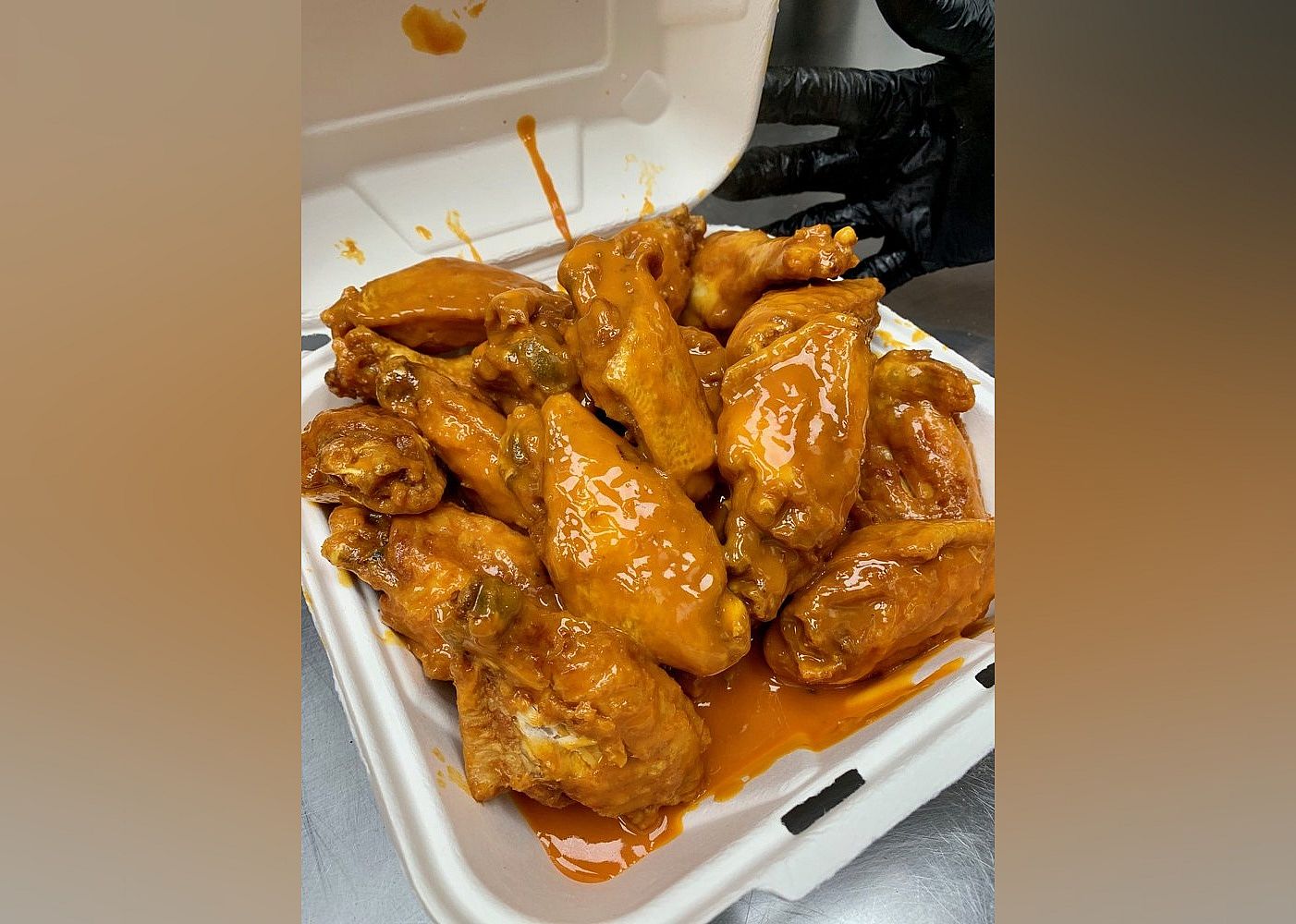 #11. Golden Flame Hot Wings
