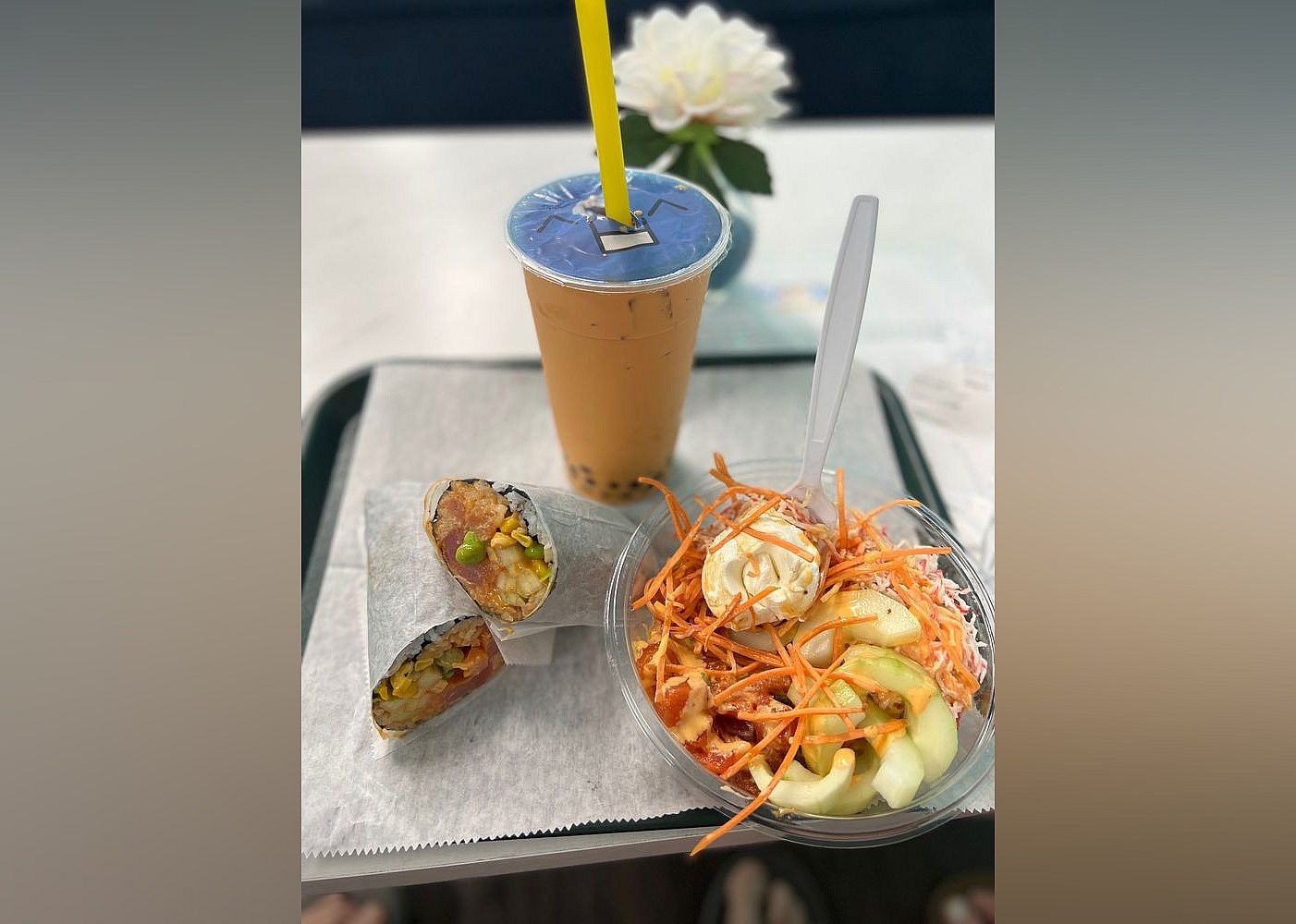 #1. Poke Bowl - Sushi Burrito and Boba