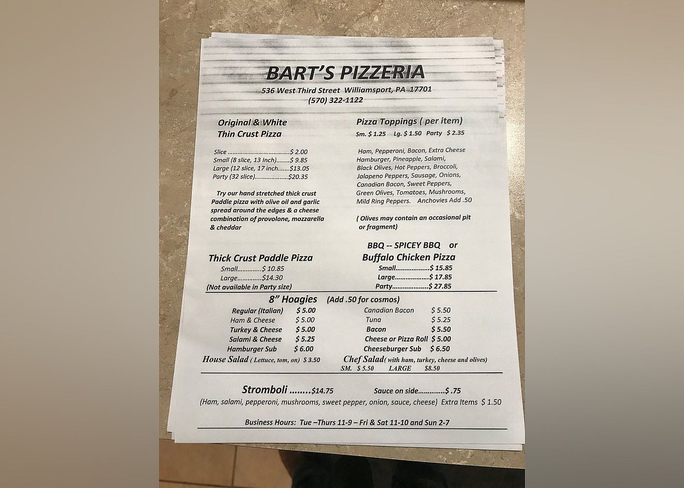 #5. Bart's Pizzeria
