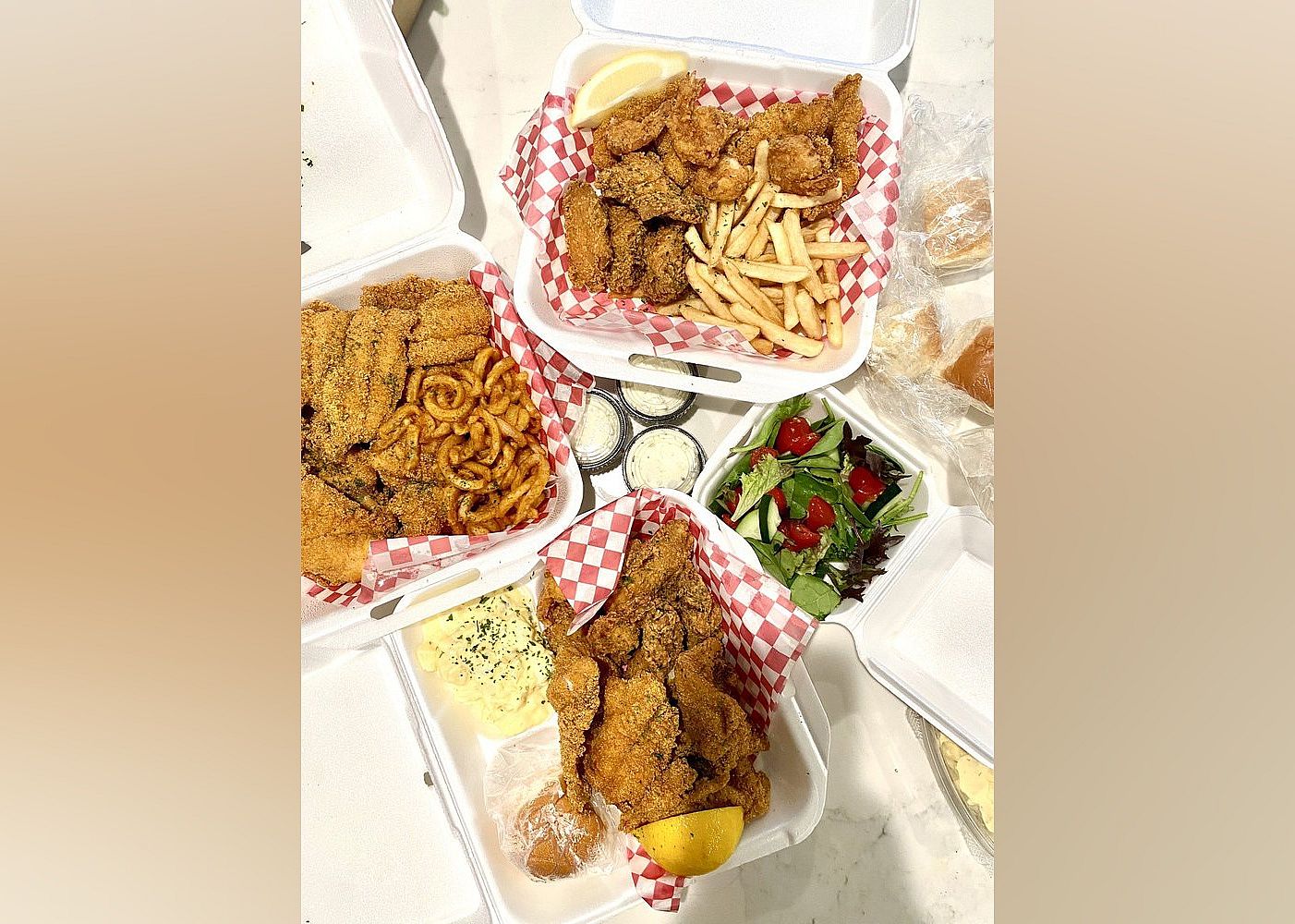 #1. Blazin Cajin Chicken & Fish