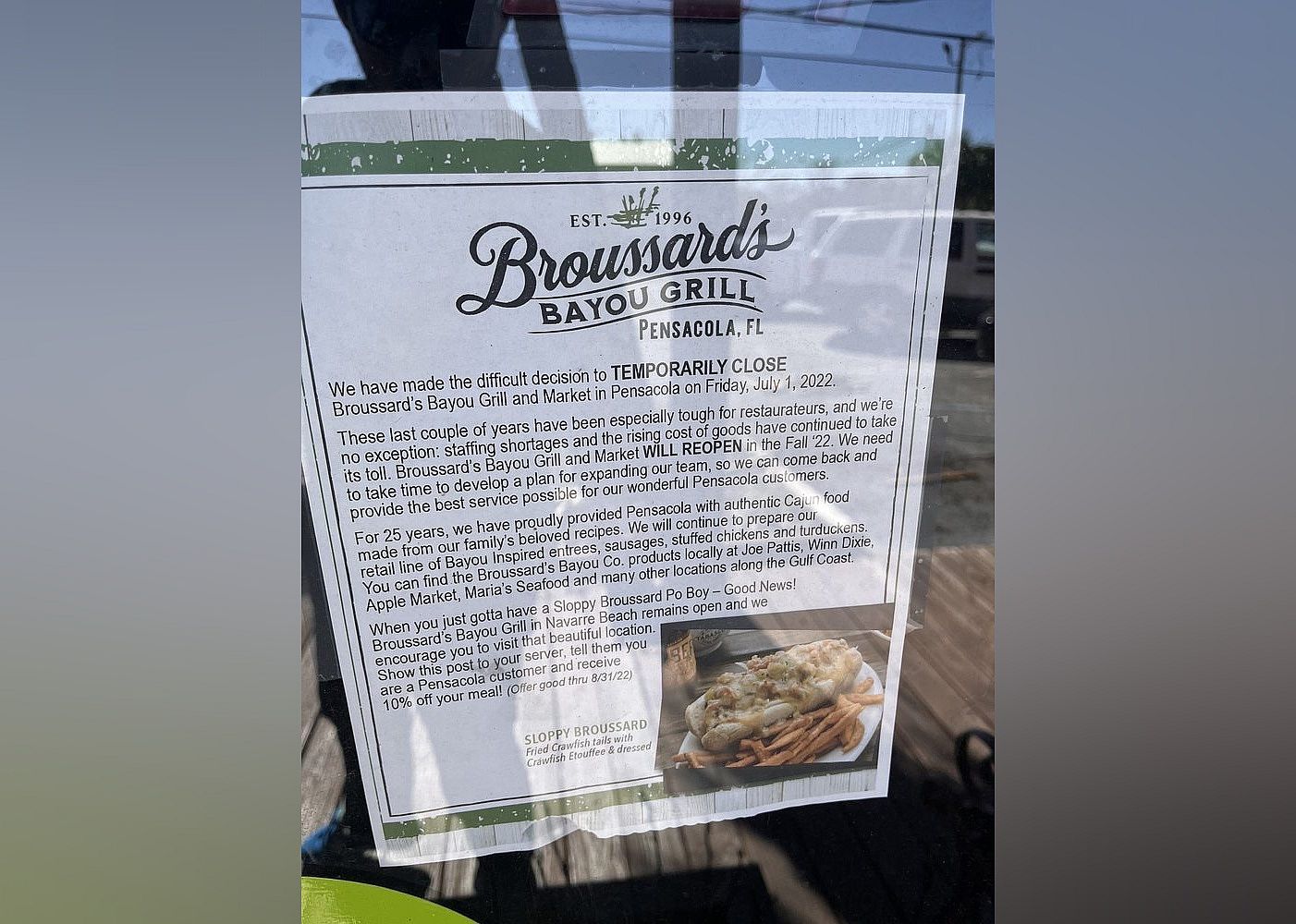 #6. Broussard's Bayou Grill - Pensacola