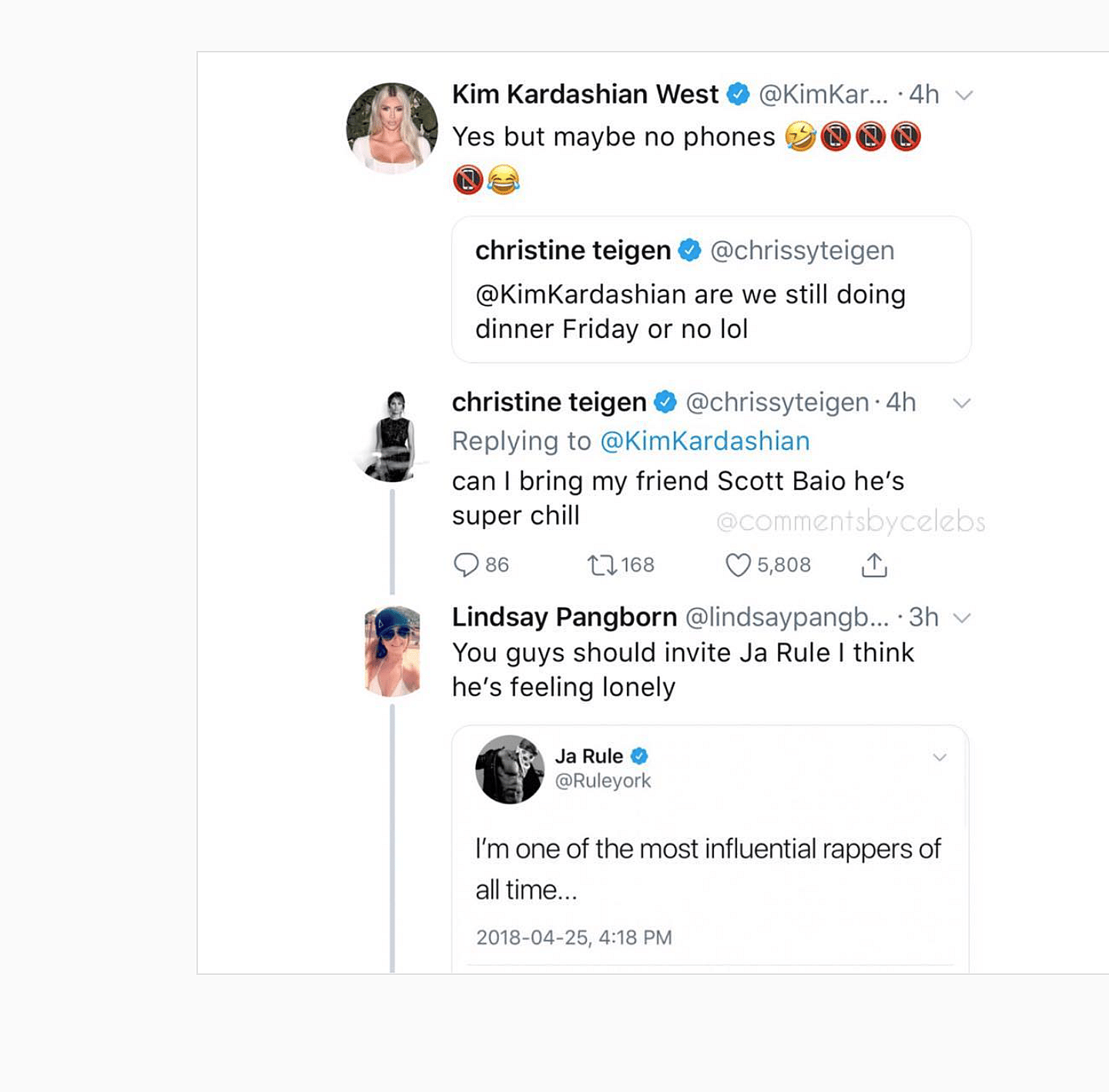 Chrissy Teigen and Kim Kardashian