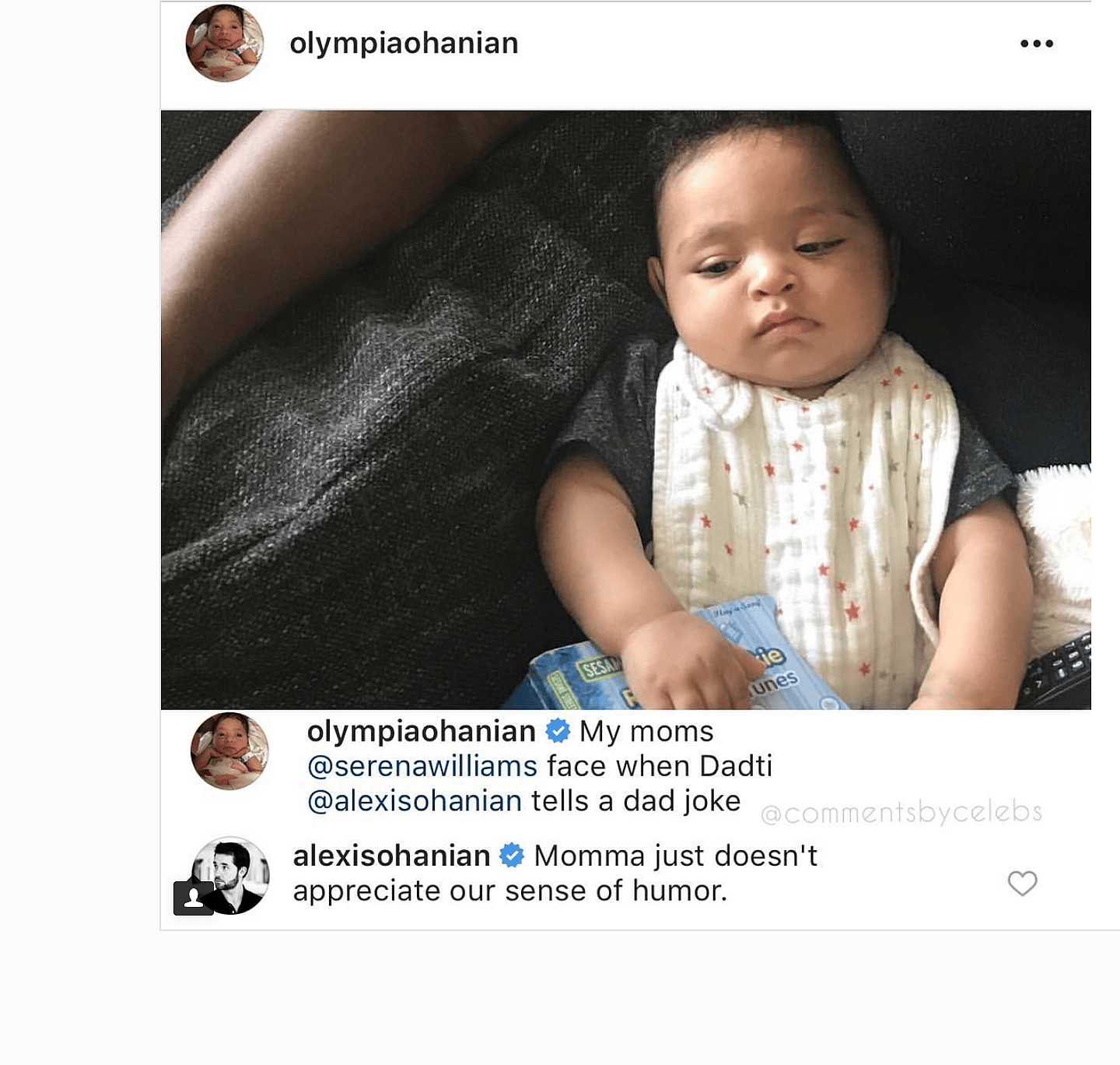 Serena Williams, Alexis Ohanian, and daughter Olympia