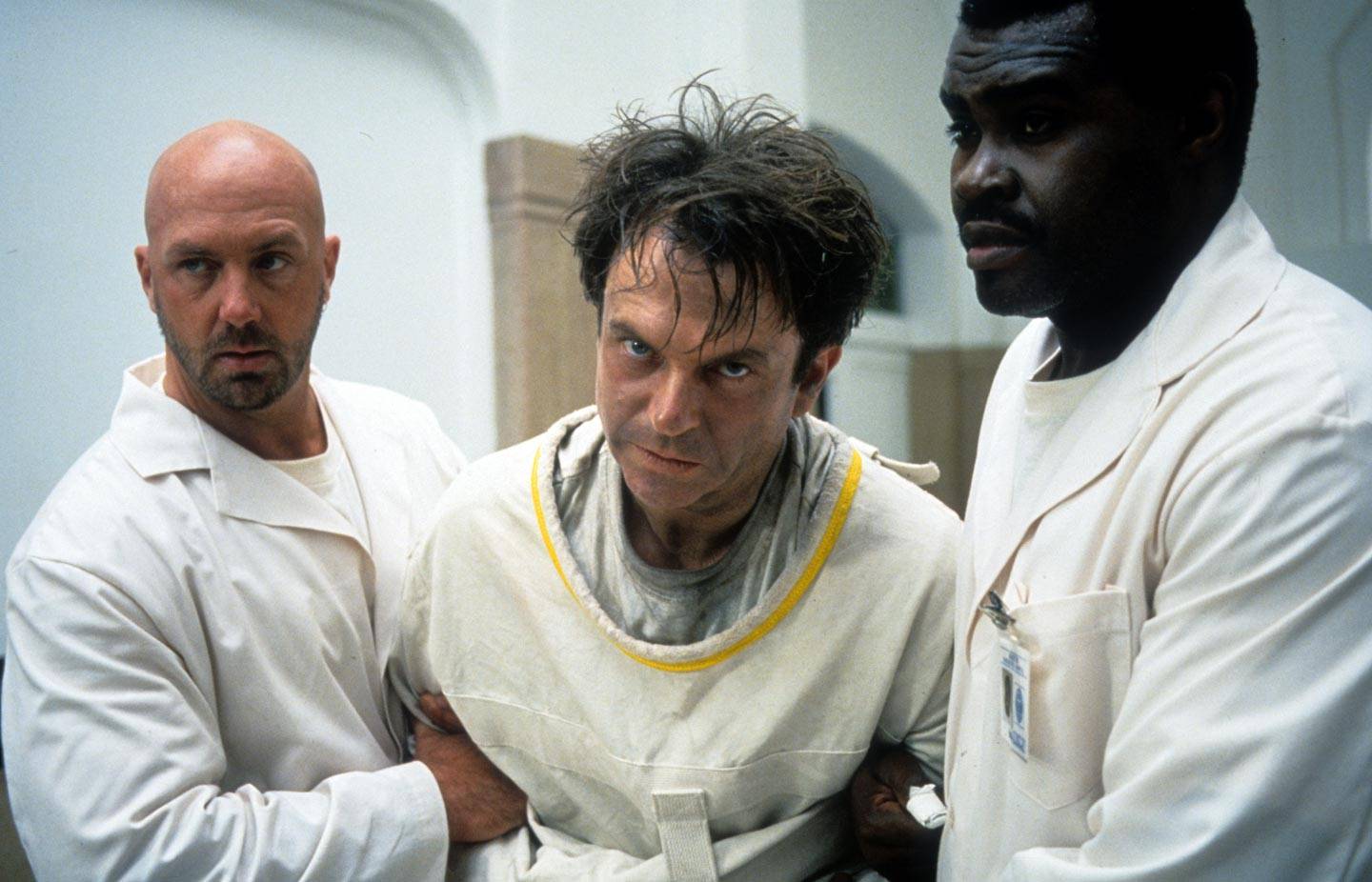 Sam Neill in a scene from the film 'In the Mouth of Madness', 1994.