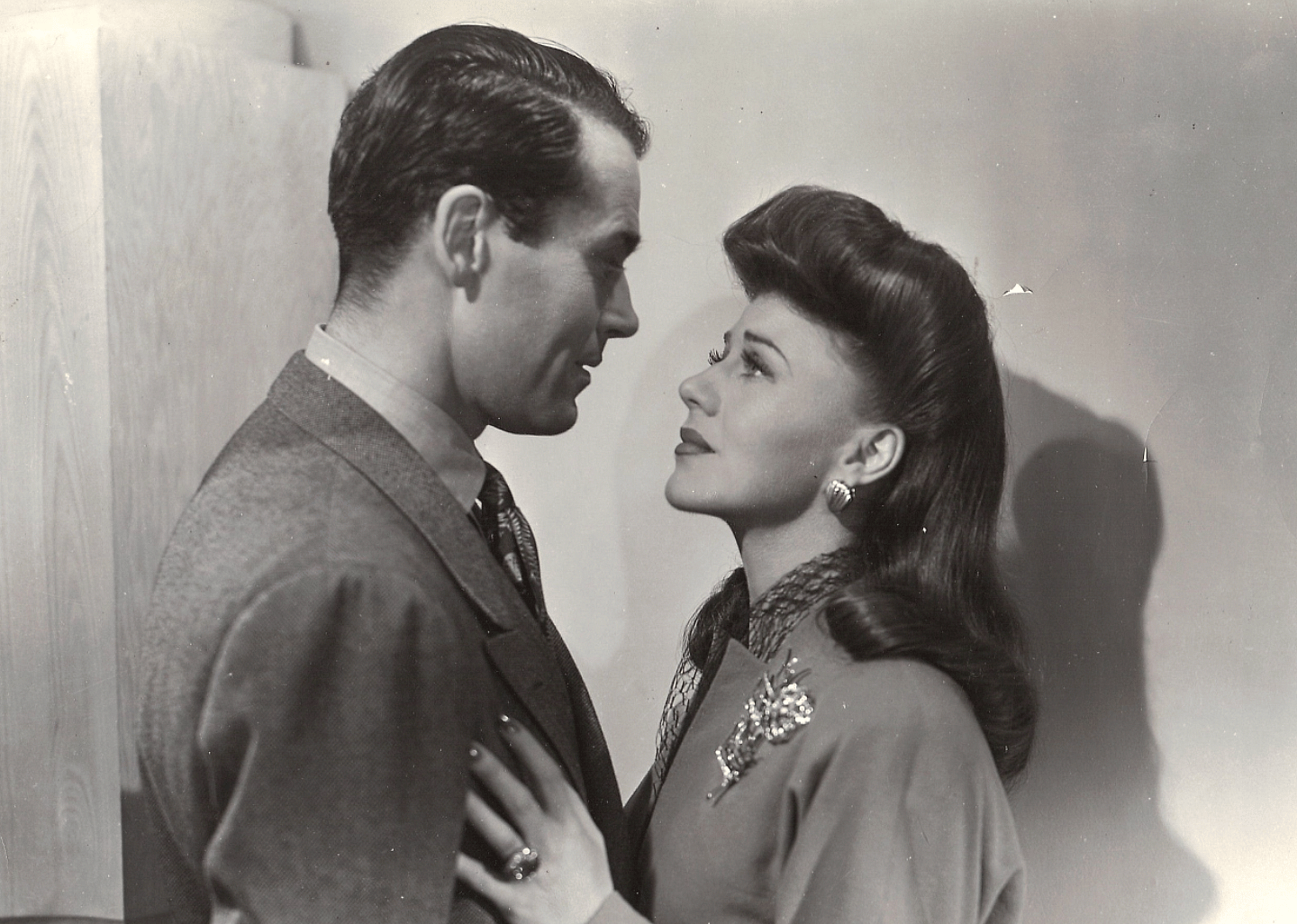 Henry Fonda and Ginger Rogers in a scene from "Tales of Manhattan"