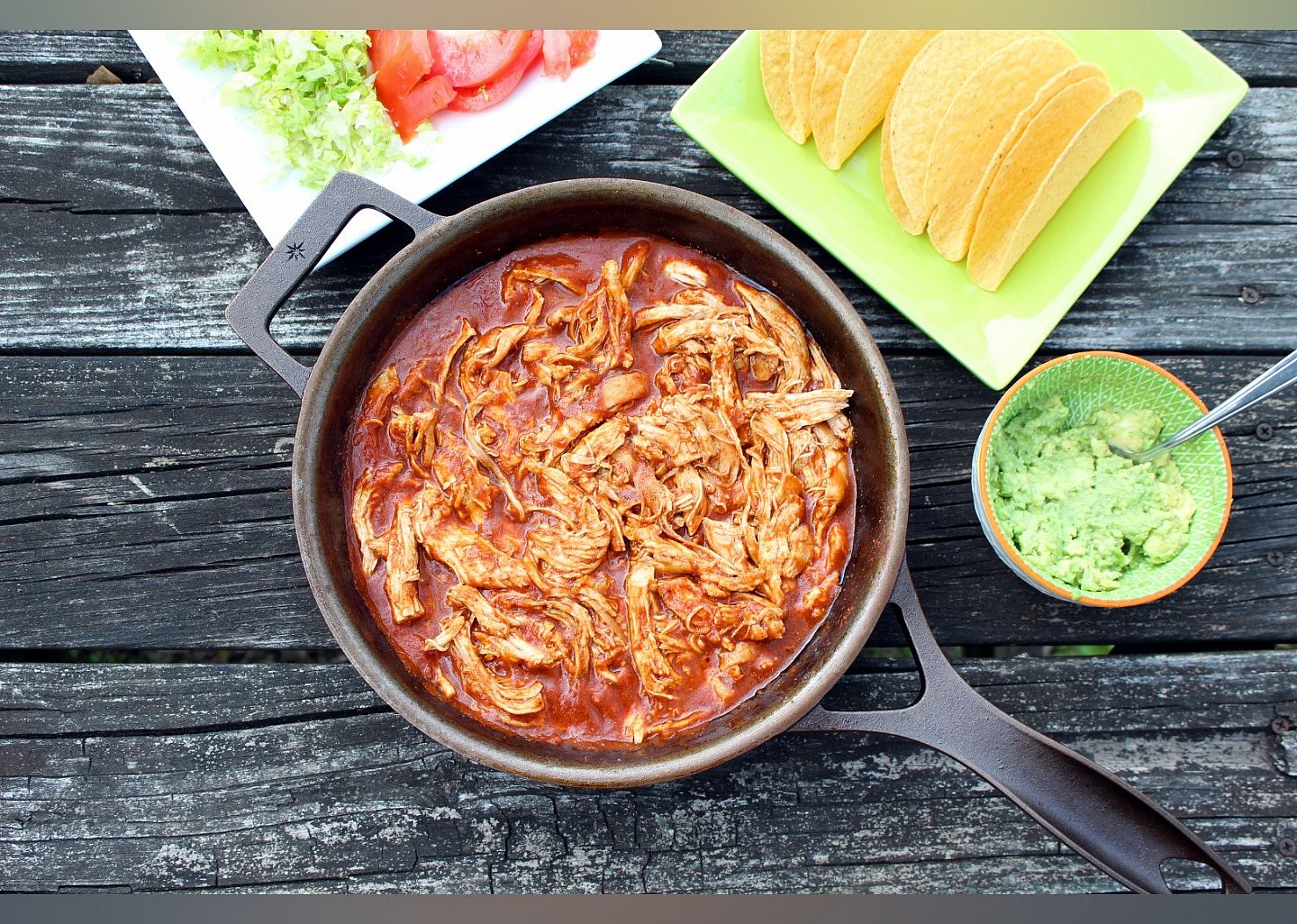 Easy Shredded Chicken Tacos