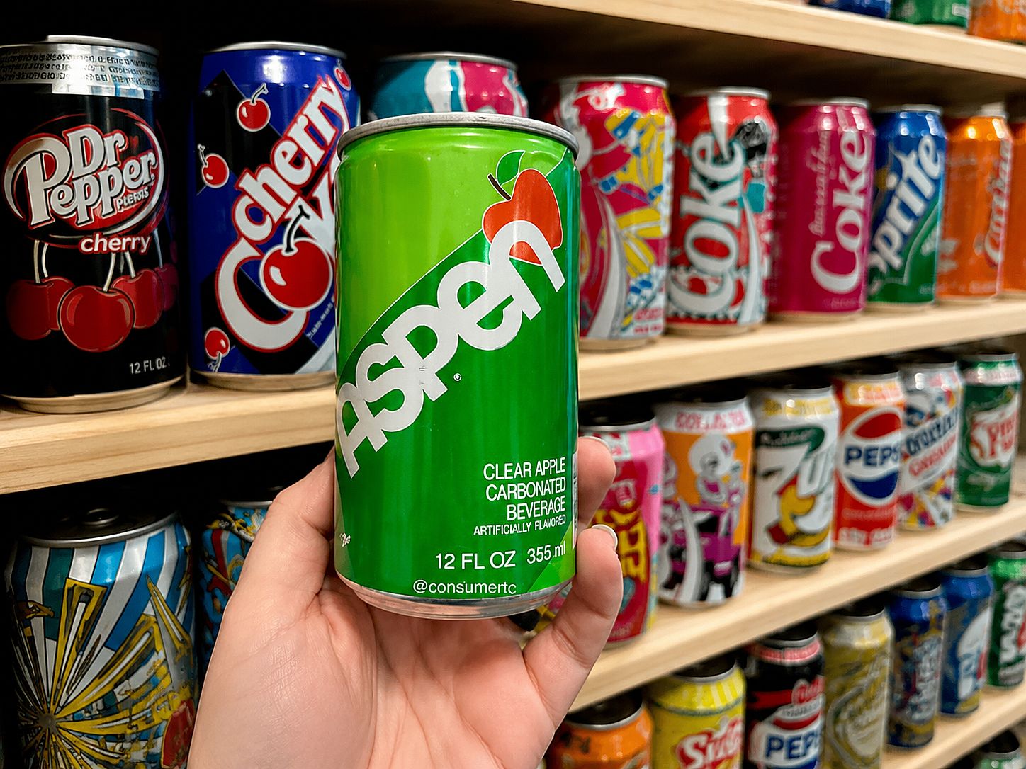 Can of Aspen soda