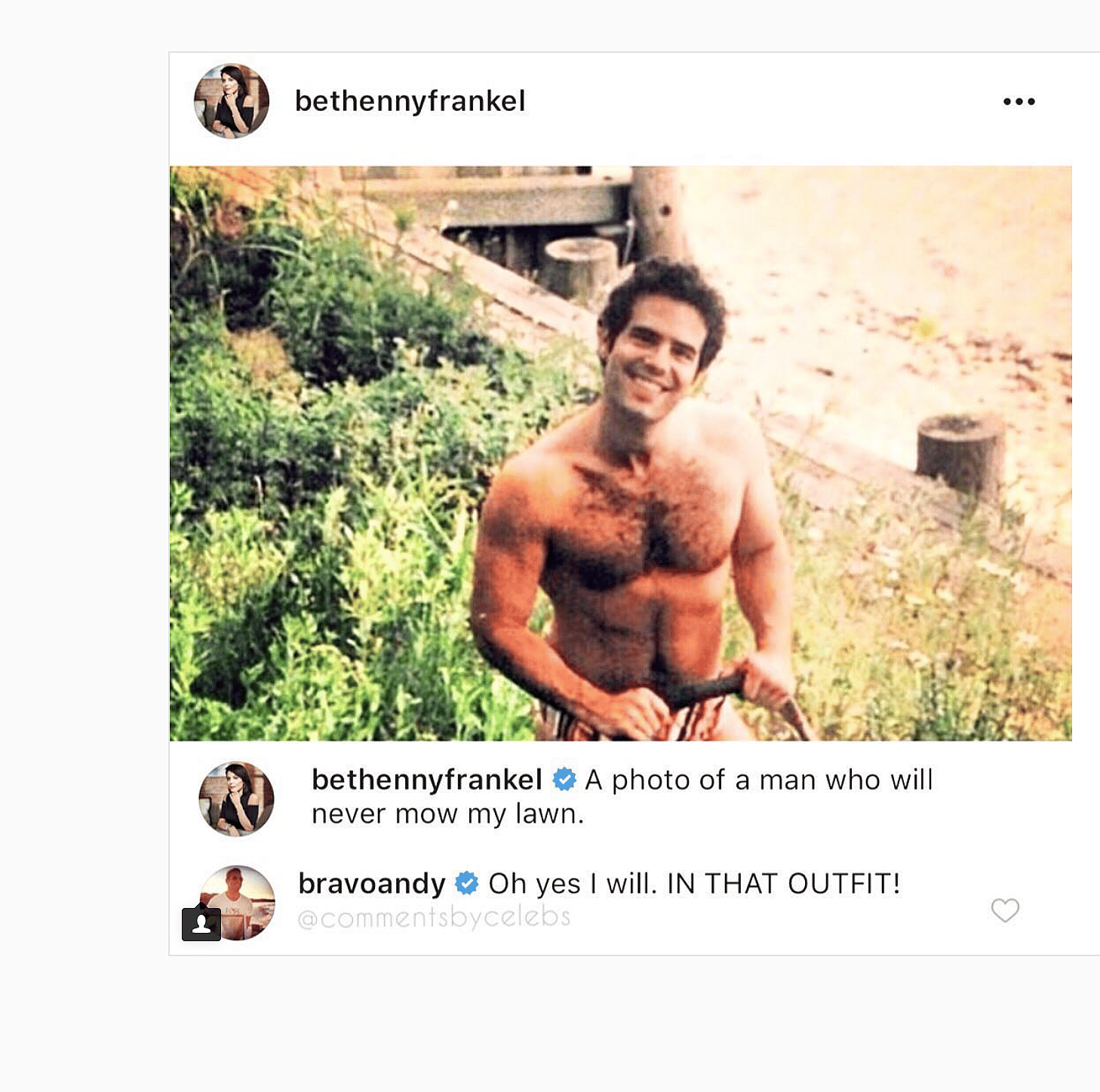 Bethenny Frankel and Andy Cohen