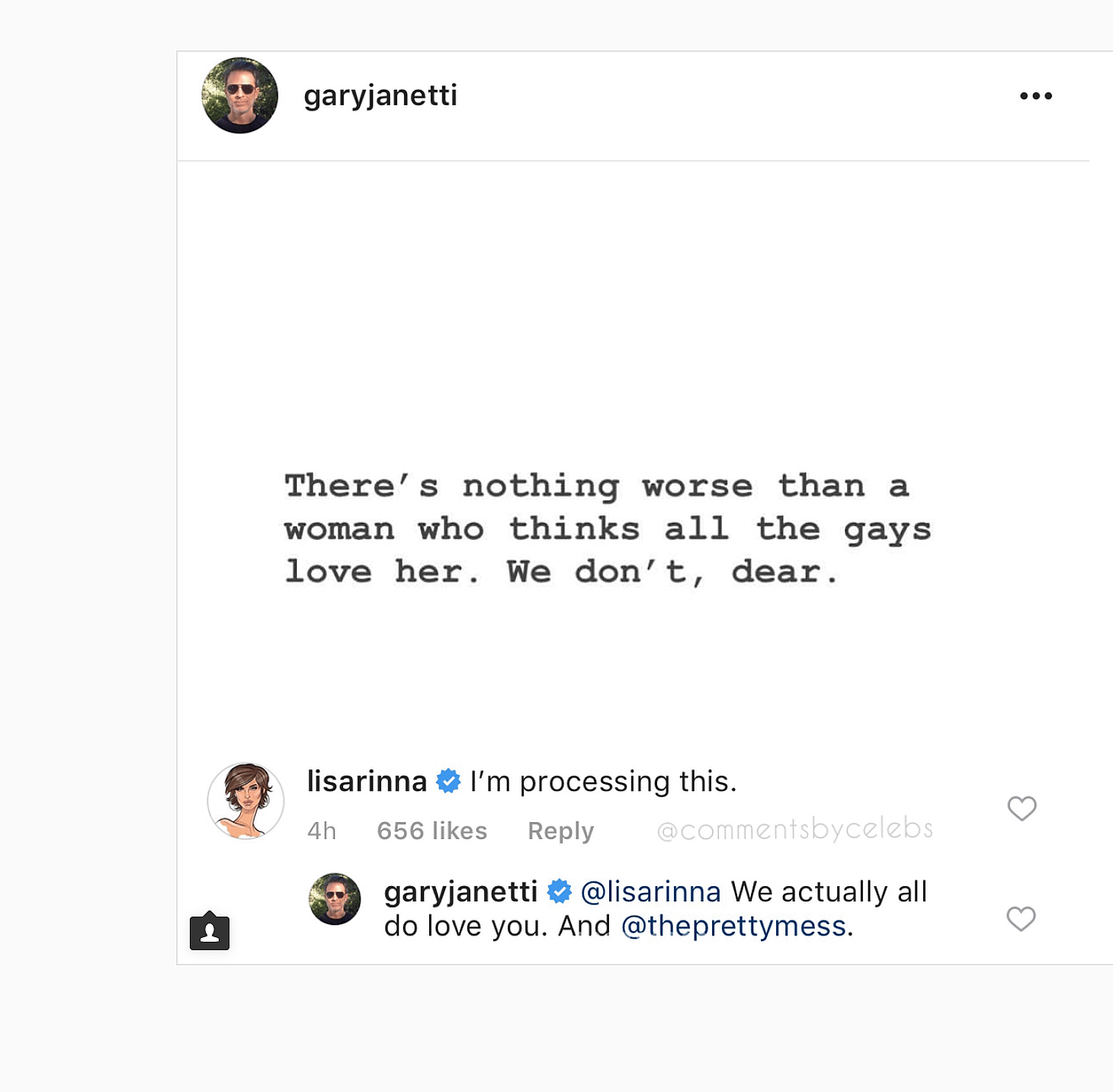 Gary Janetti and Lisa Rinna