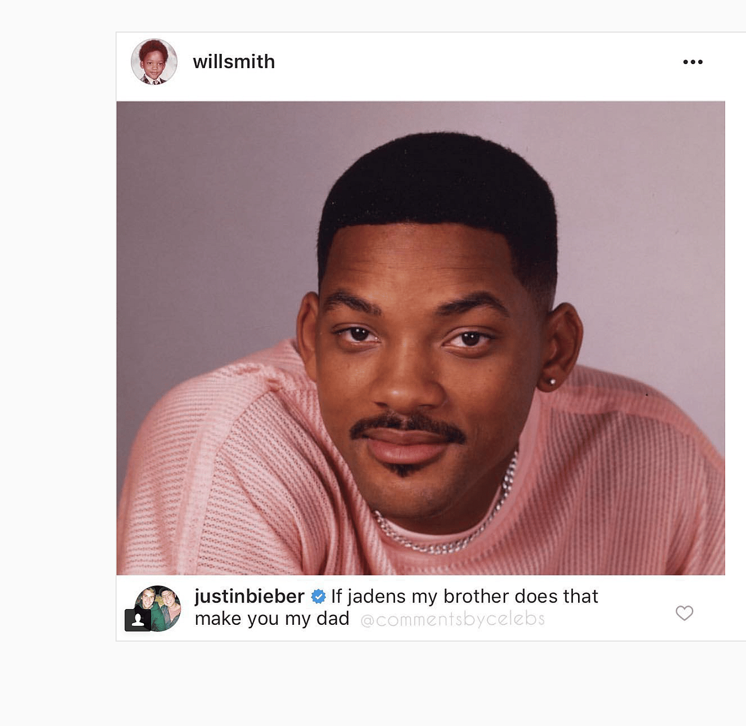 Justin Bieber and Will Smith