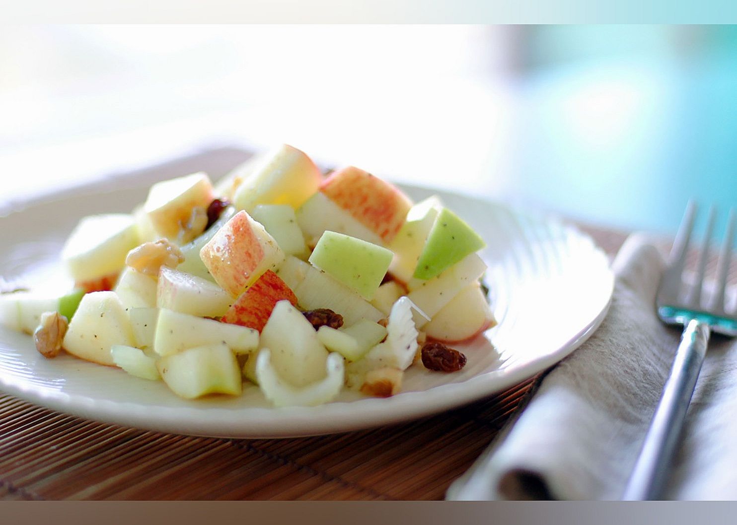 Waldorf Salad with Walnut Oil Vinaigrette