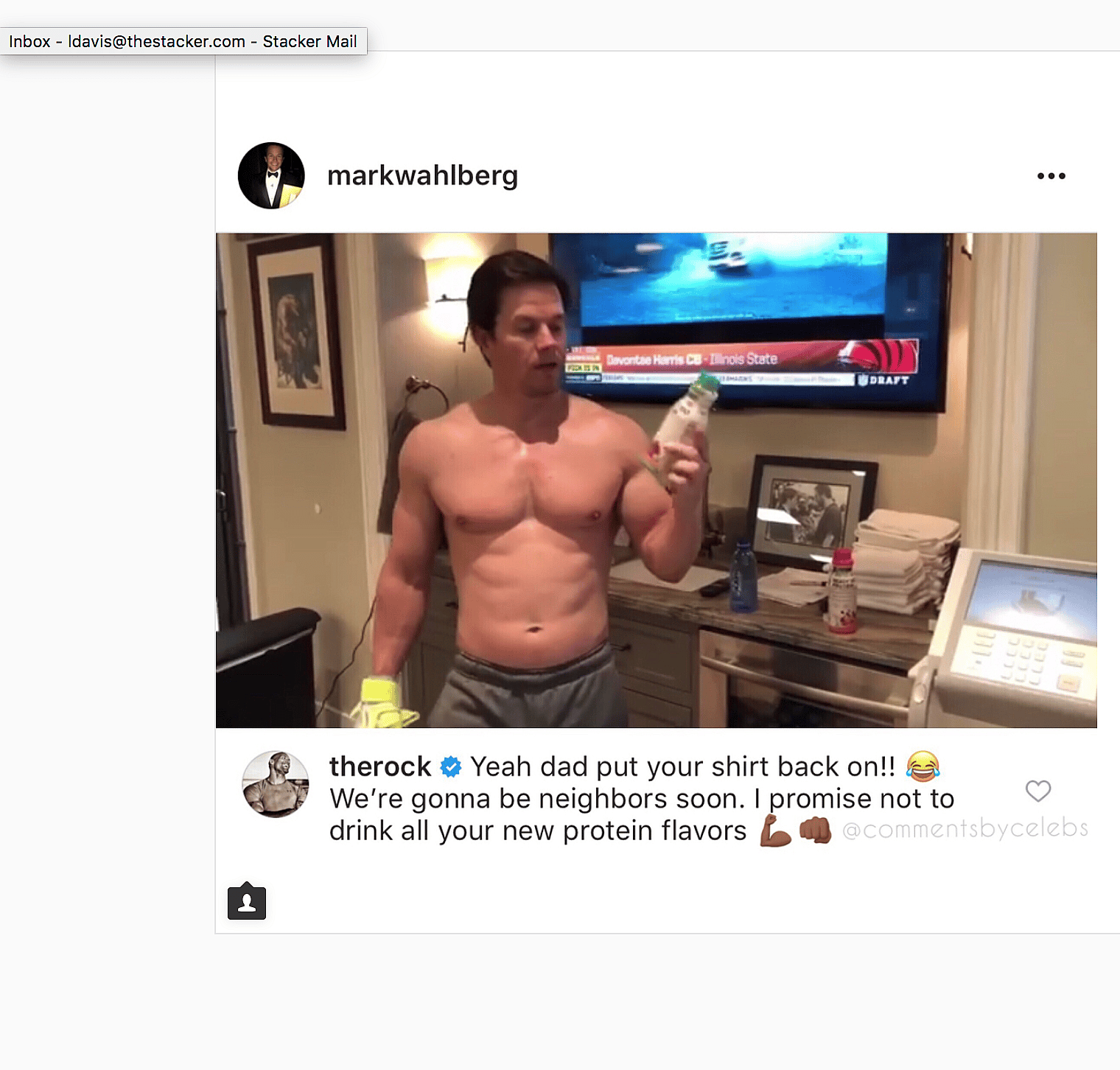 Mark Wahlberg and Dwayne “The Rock” Johnson