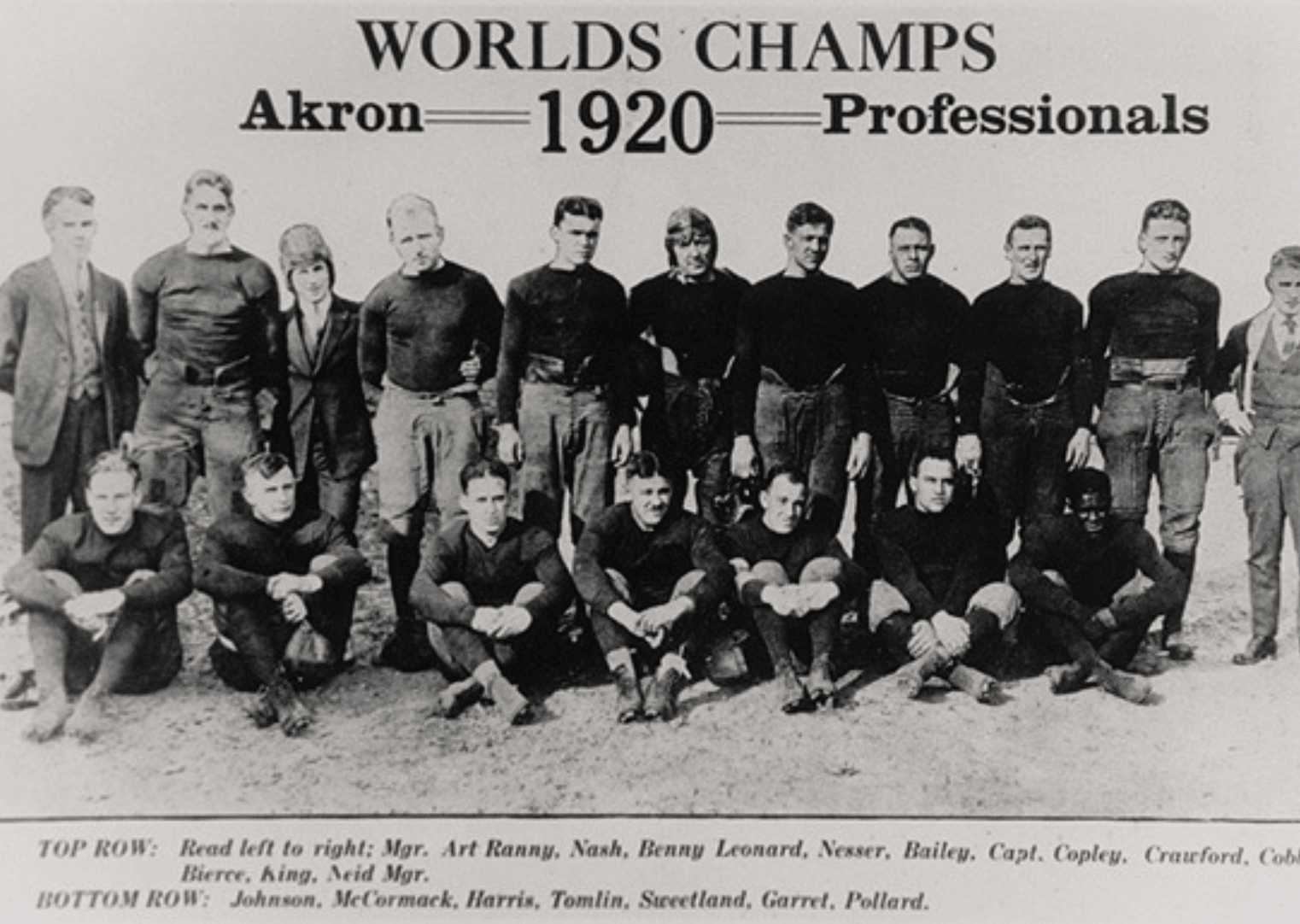 1920: NFL inaugural season