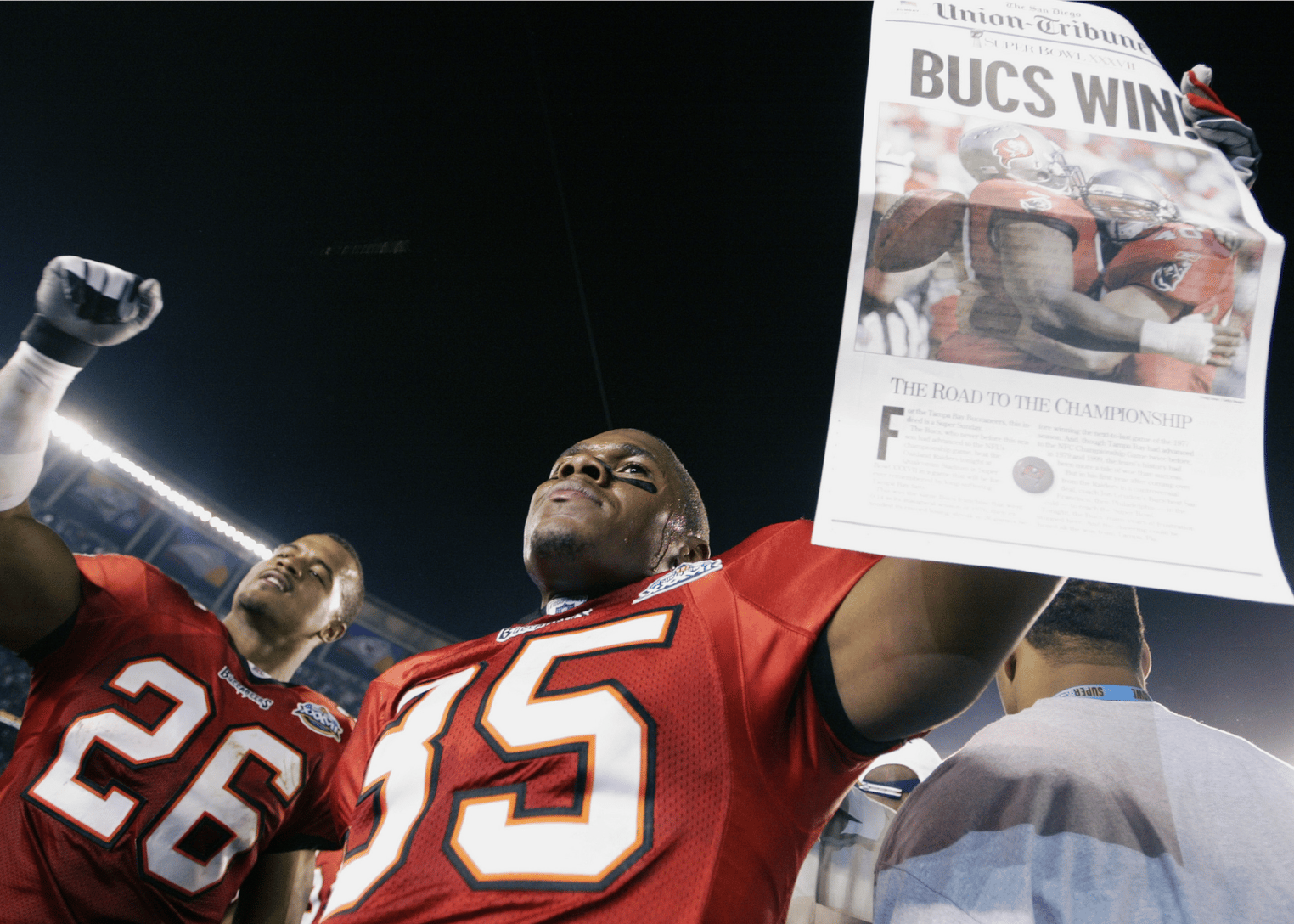 2003: Tampa Bay wins its first Super Bowl