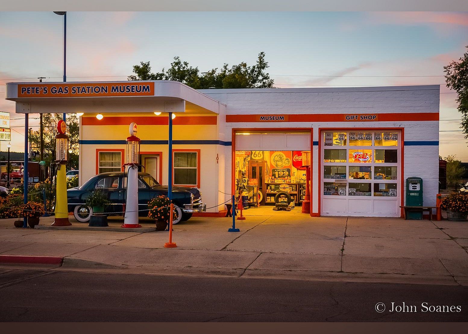 #23. Pete's Rt 66 Gas Station Museum