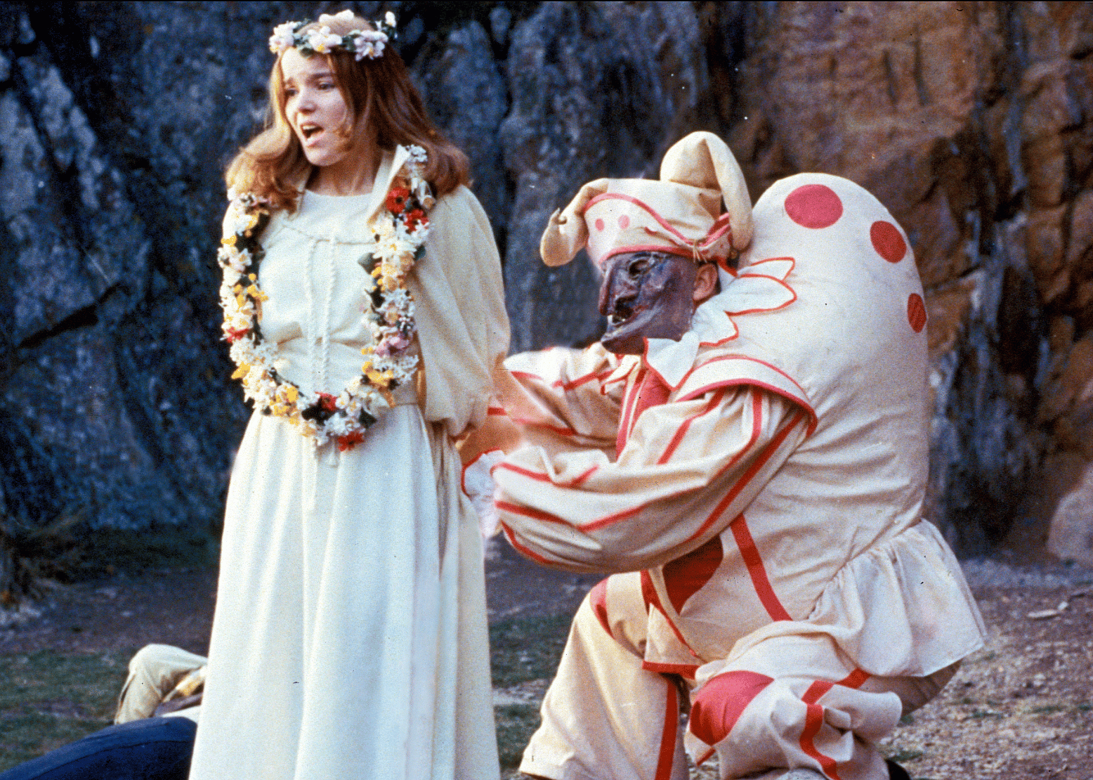 Gerry Cowper in a scene from "The Wicker Man"