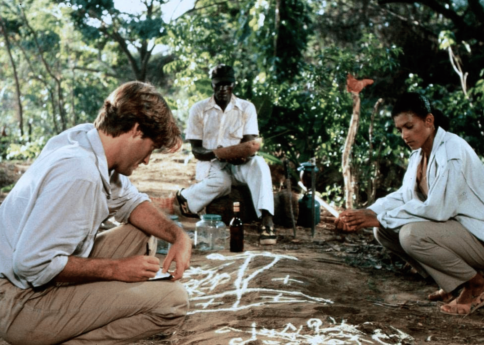Bill Pullman and Cathy Tyson in "The Serpent and the Rainbow"