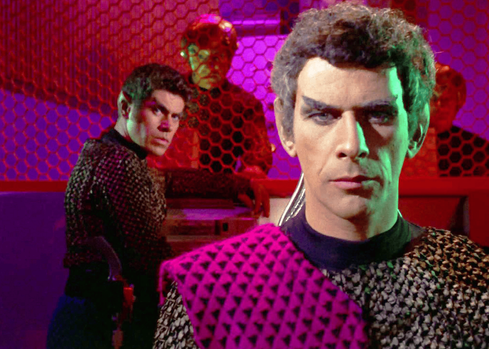 Jack Donner and Robert Gentile in Star Trek.