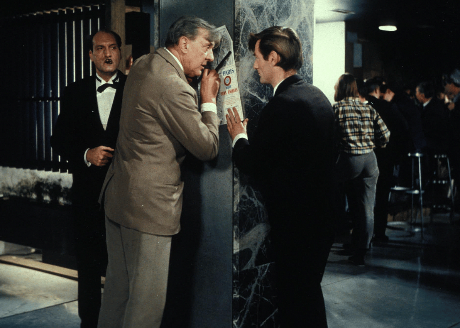 Jacques Tati in a scene from "Playtime".