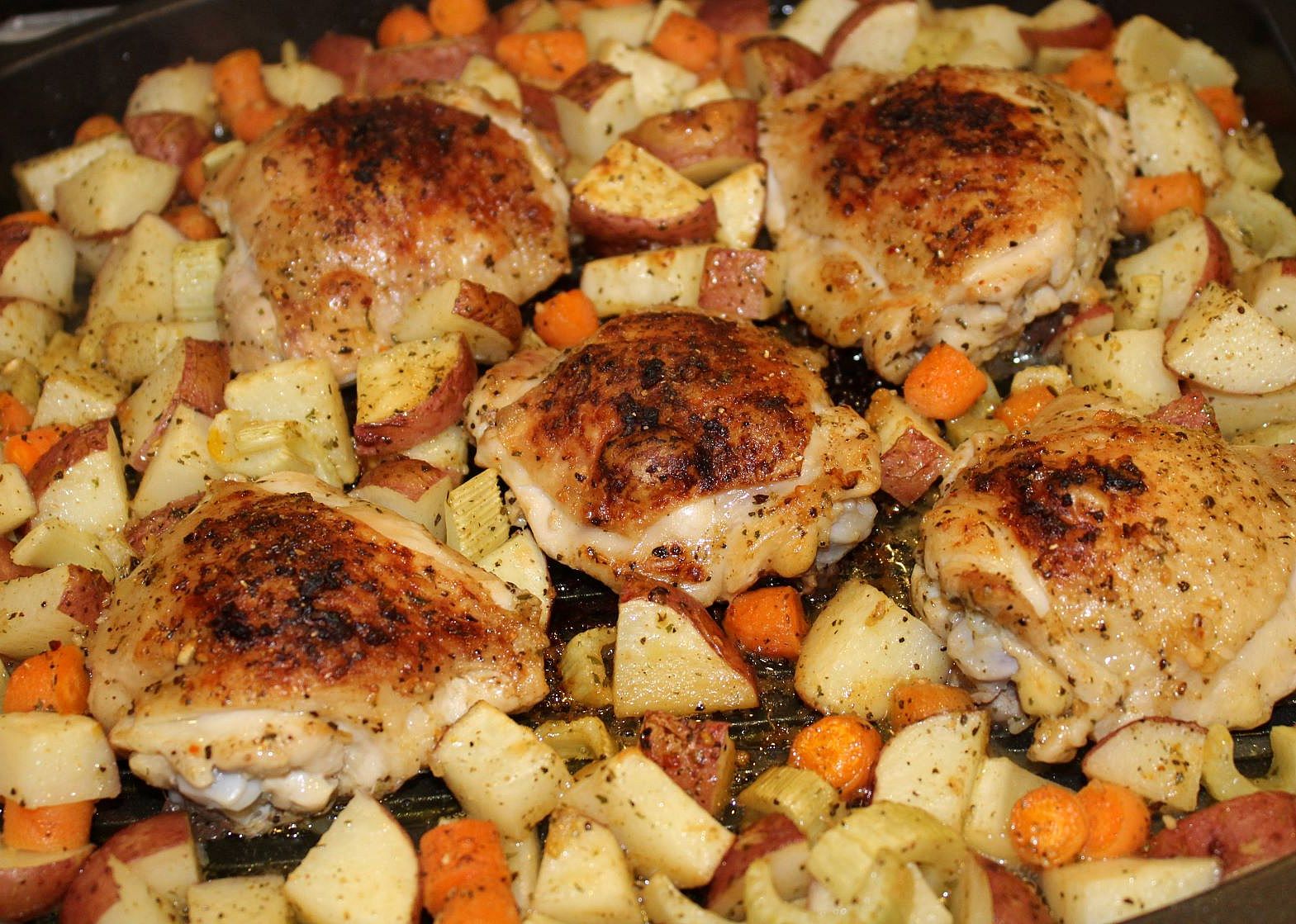 Sheet Pan Dinner with Chicken and Veggies