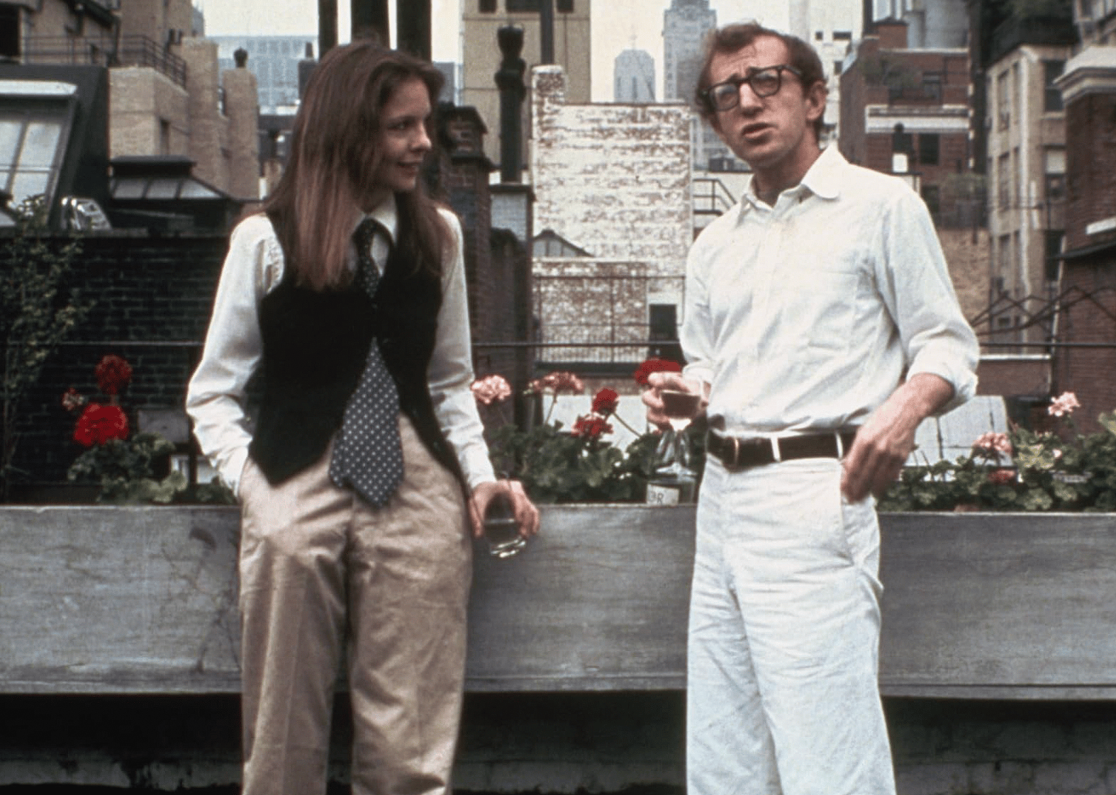 Woody Allen and Diane Keaton in "Annie Hall".