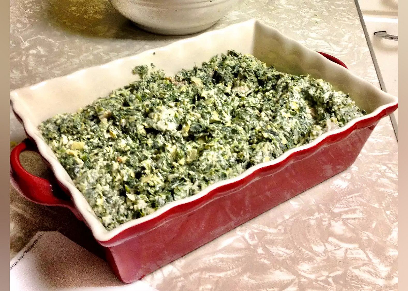 Amazing spinach artichoke casserole