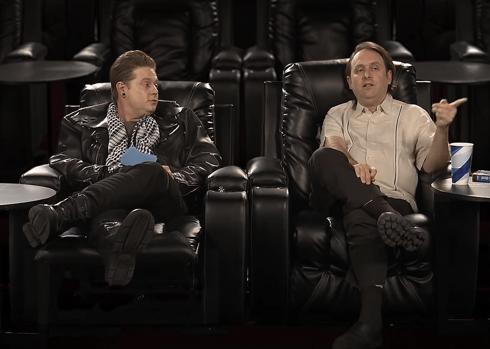 Gregg Turkington and Tim Heidecker in "On Cinema".