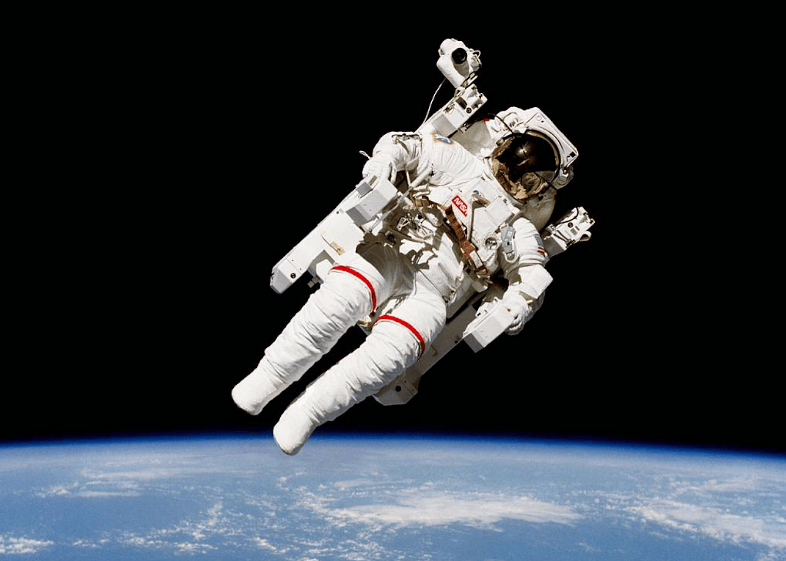 Untethered in space