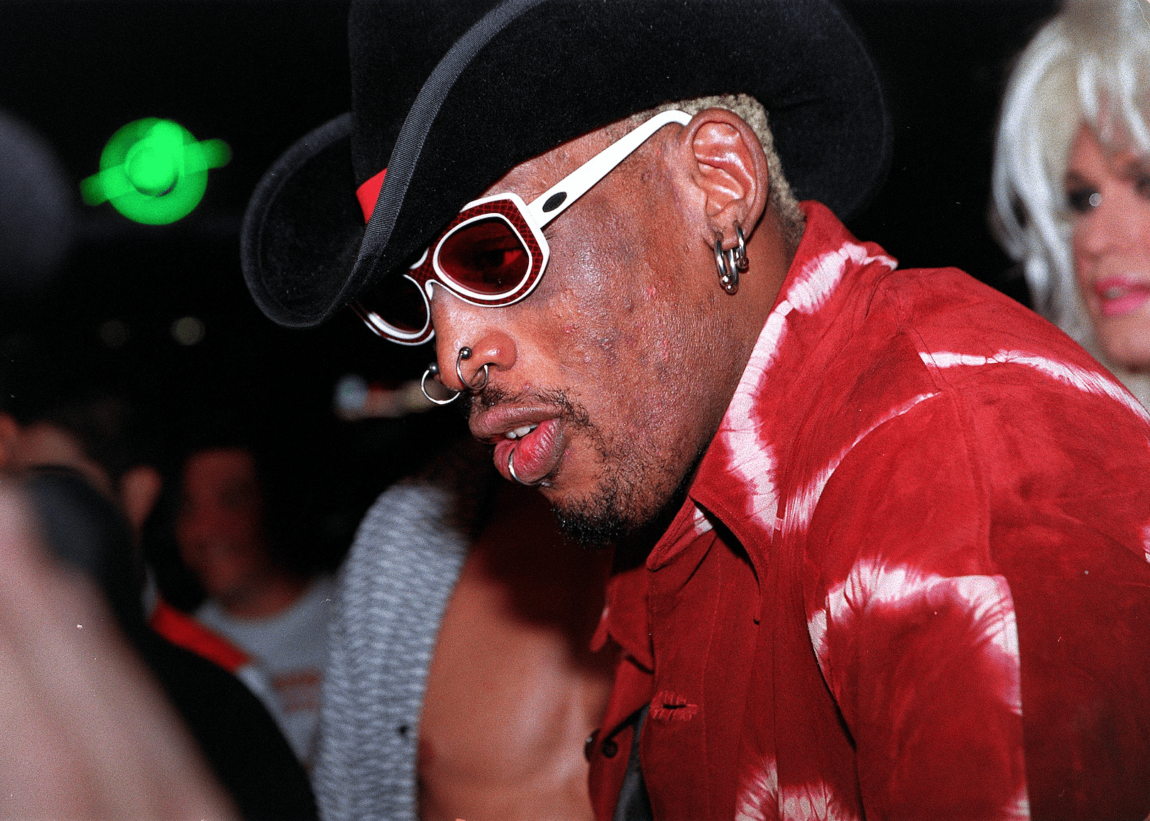Dennis Rodman in red.