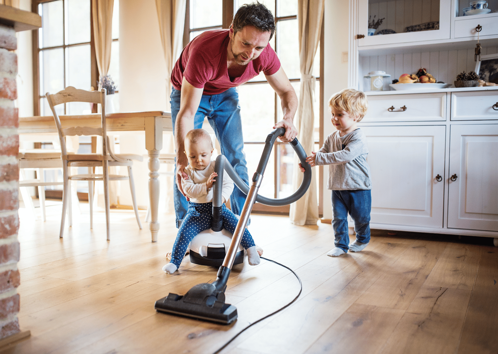 Men are helping more with housework