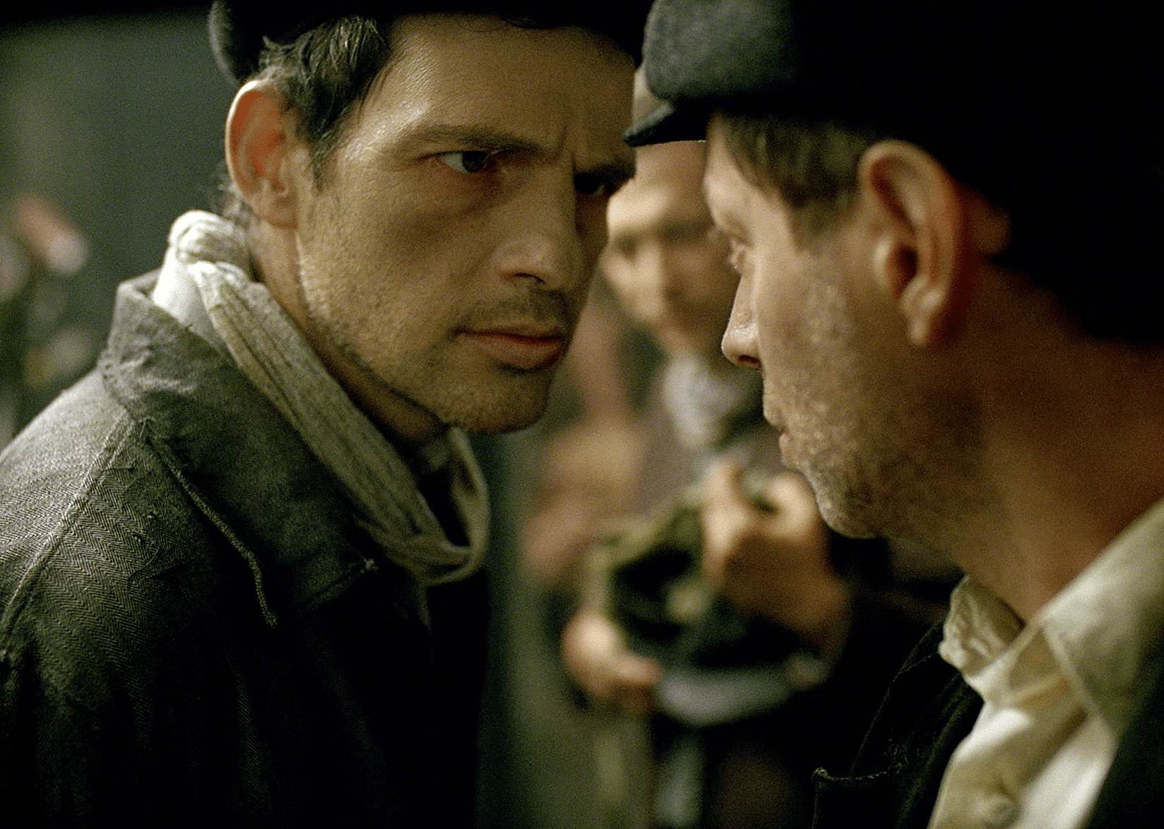 Géza Röhrig and Amitai Kedar in 'Son of Saul'.