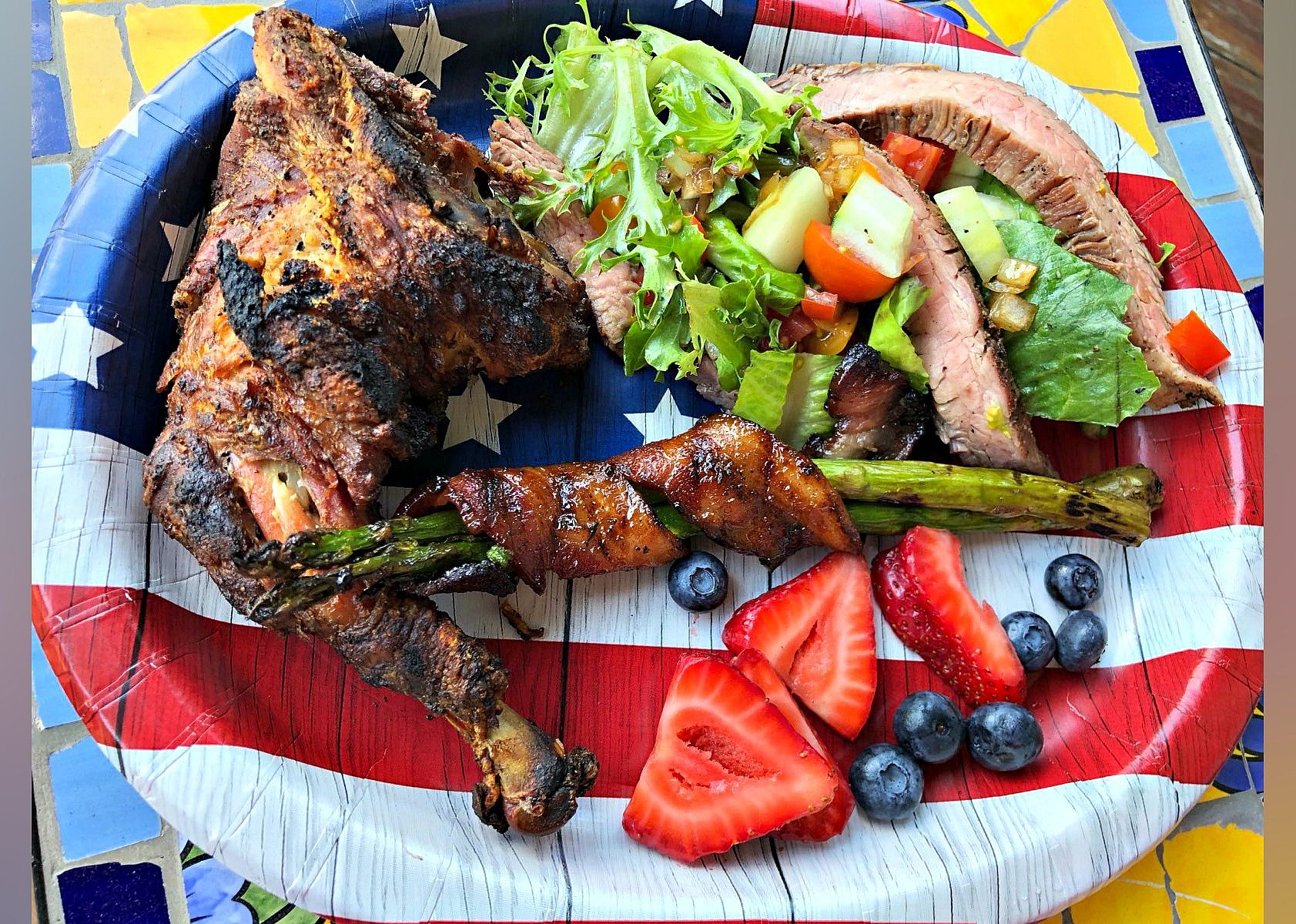 Grilled Bacon-Wrapped Asparagus