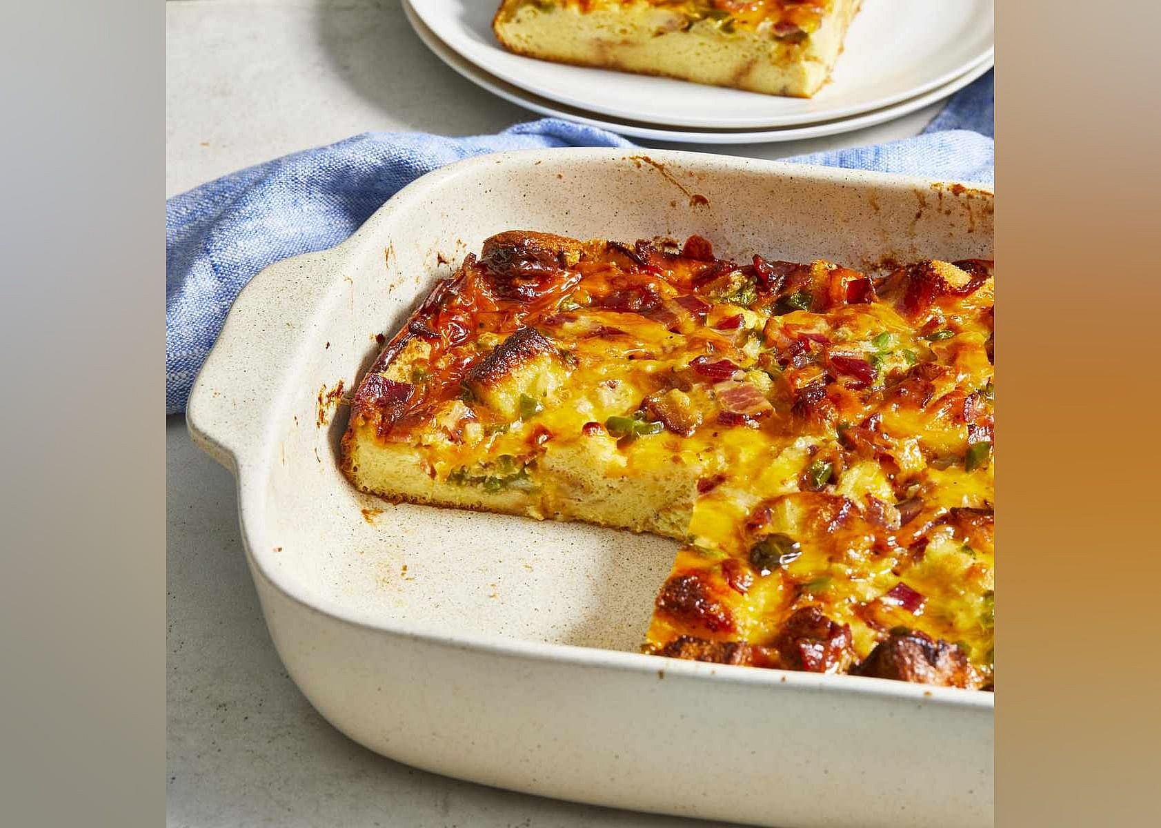 Overnight Bacon Brunch Casserole