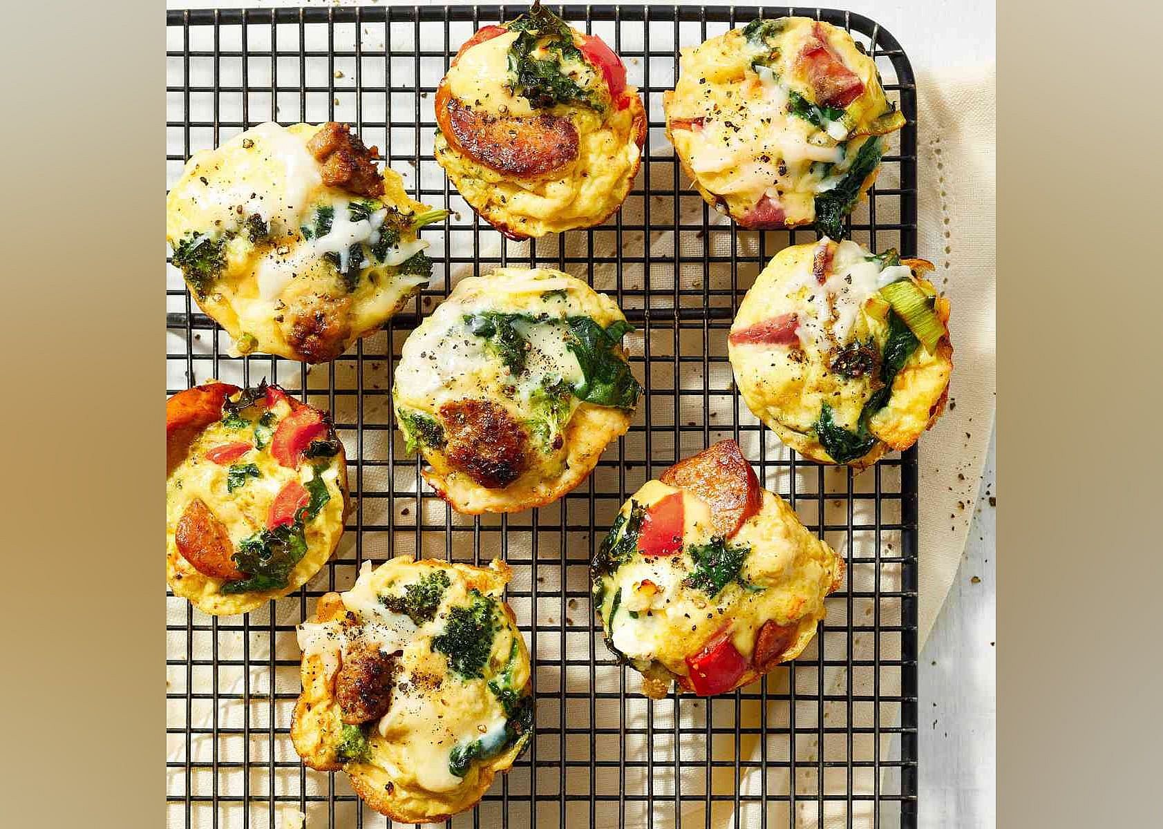 Healthy Ham and Egg Muffins