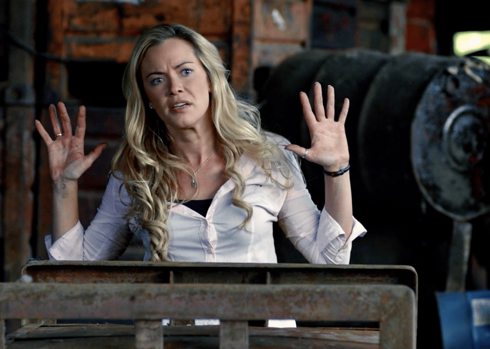 Kristanna Loken in a scene from "Black Rose"
